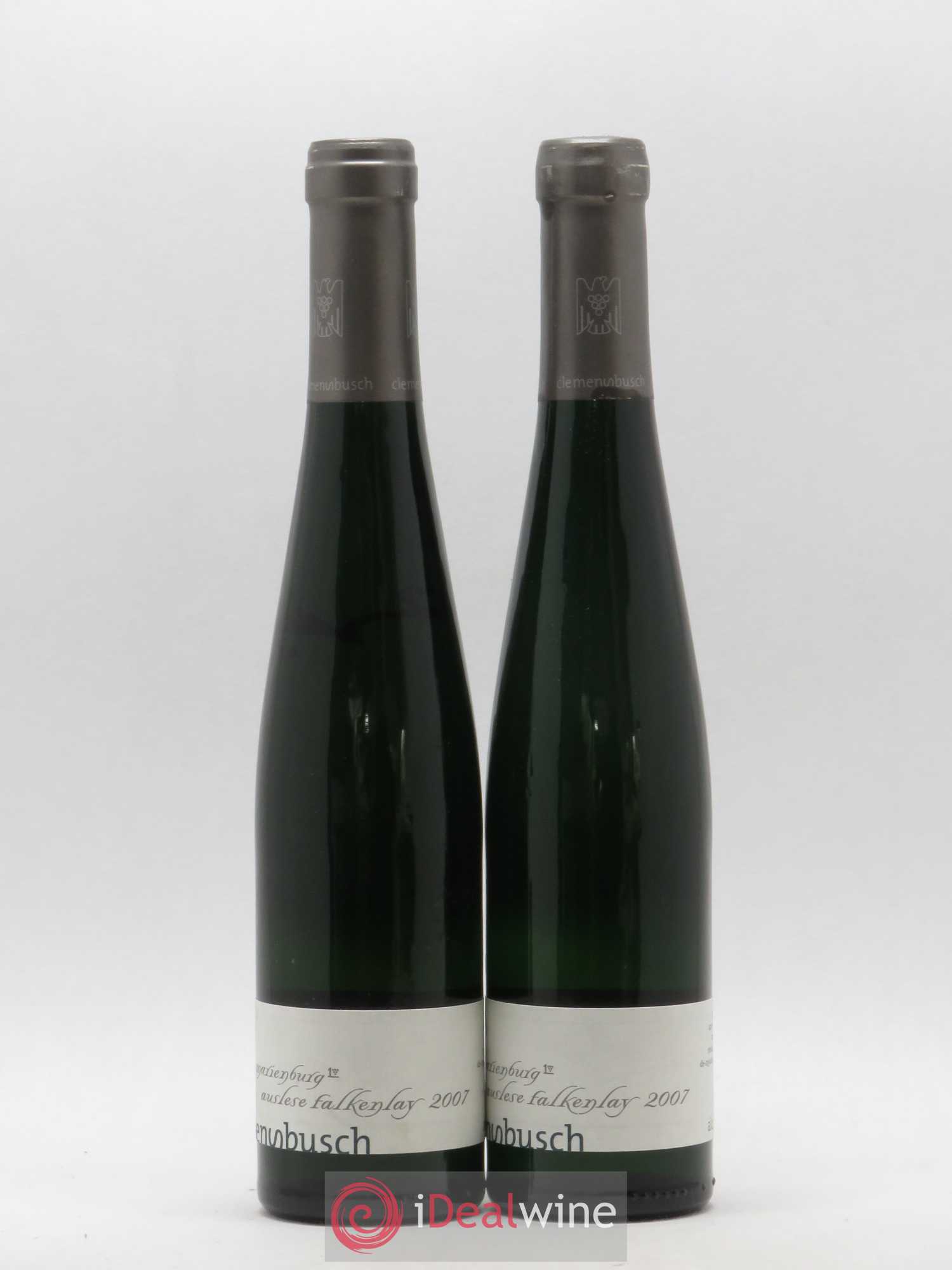 Allemagne Mosel-Saar Marienburg Riesling Auslese Falkenlay Clemens Busch 2007 - Posten von 2 Demi-Flaschen - 0