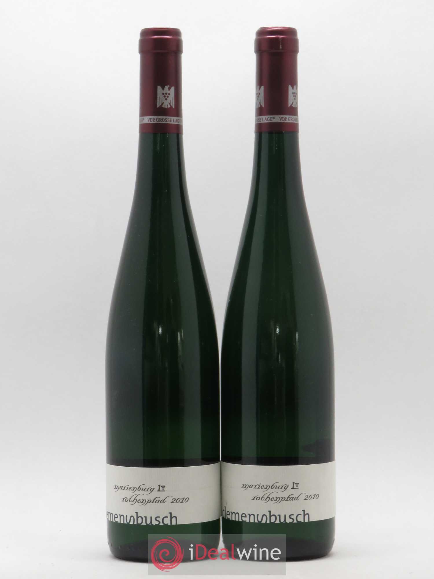 Allemagne Mosel-Saar Riesling Marienburg Rothenpfad Erste Lage Tonel 34 Clemens Busch 2010 - Posten von 2 Flaschen - 0