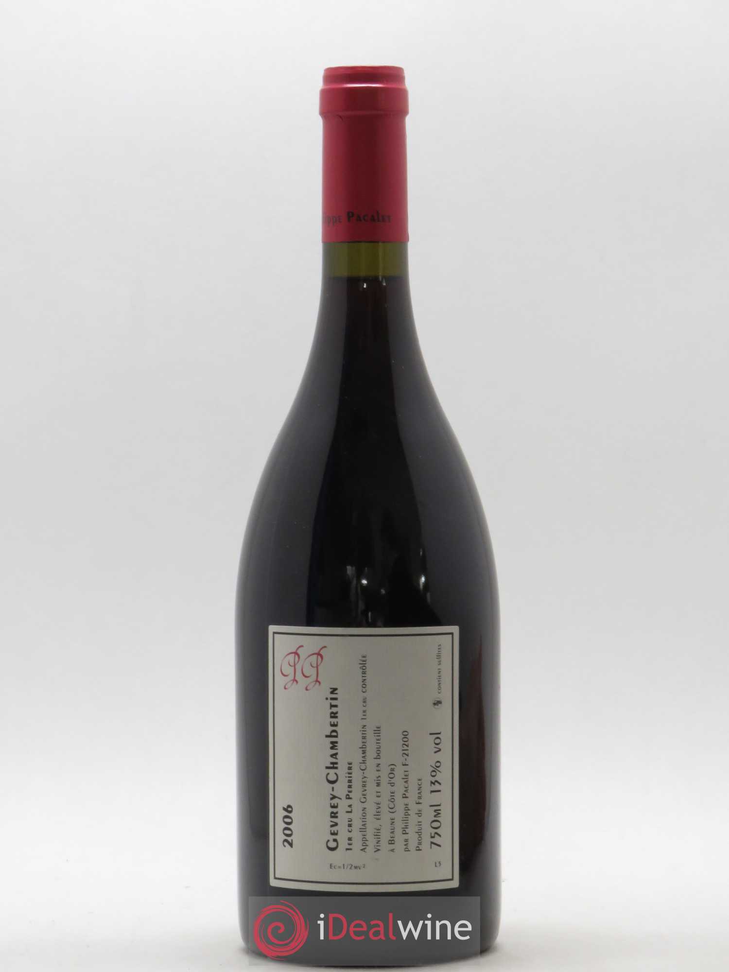 Gevrey-Chambertin 1er Cru La Perrière Philippe Pacalet 2006 - Lot de 1 bouteille - 1