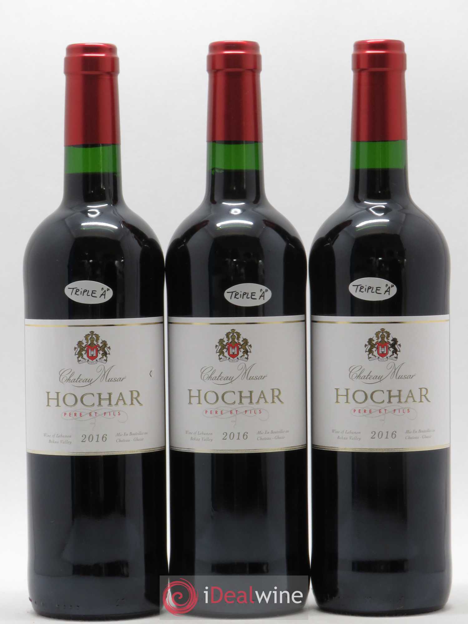 Château Musar Serge Hochar 2016 - Lot de 3 bouteilles - 0