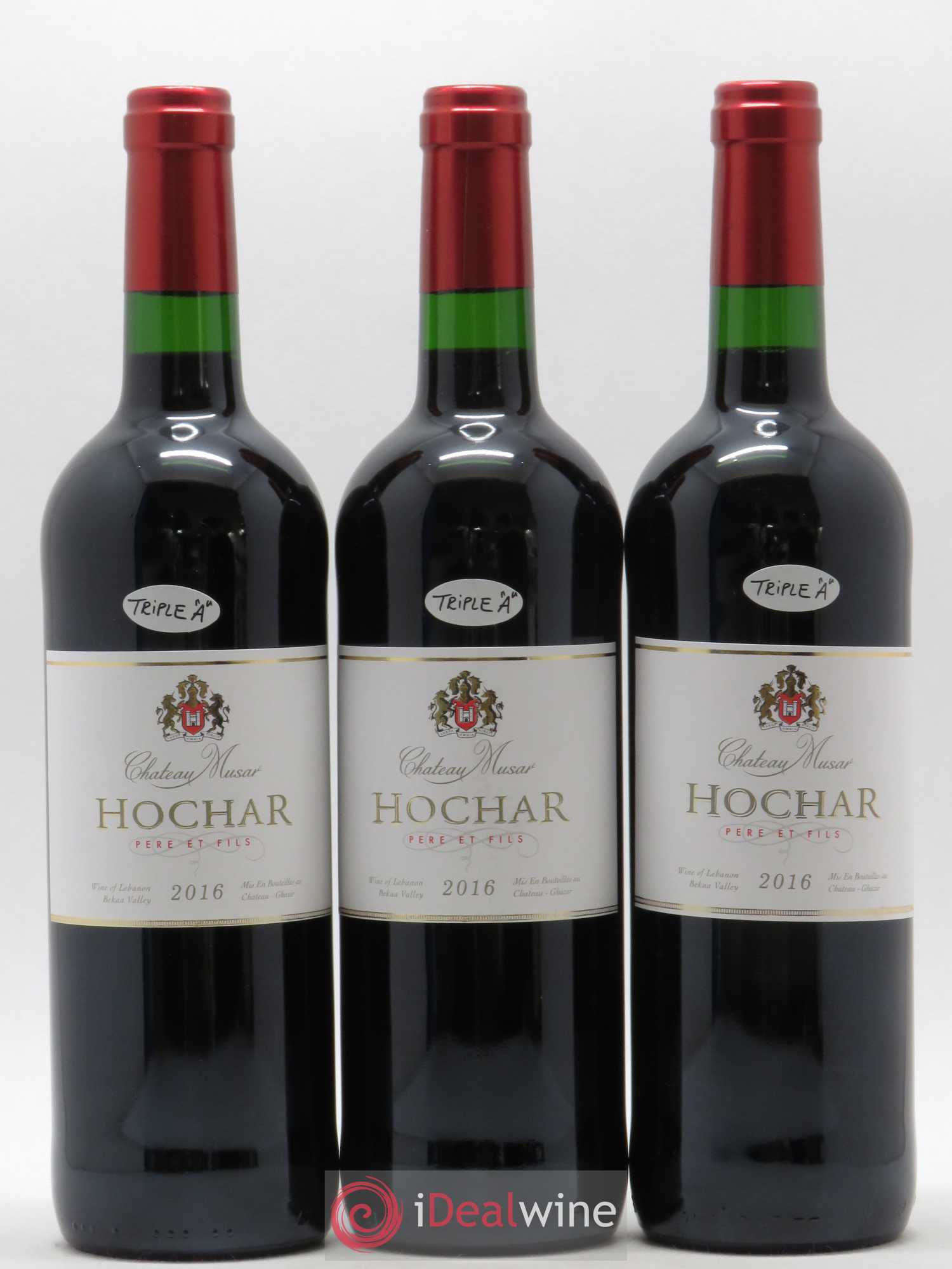 Château Musar Serge Hochar 2016 - Lot de 3 bouteilles - 0
