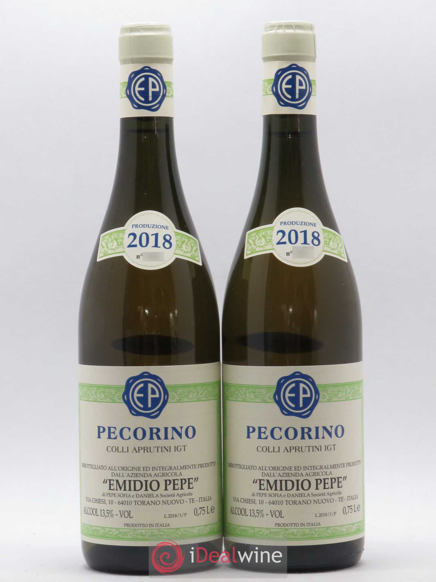 Colli Aprutini IGT Pecorino Emidio Pepe 2018 - Lot de 2 bouteilles - 0