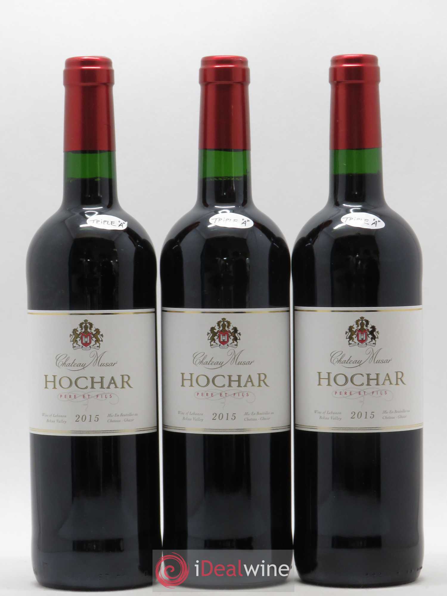 Château Musar Serge Hochar 2015 - Lot de 3 bouteilles - 0