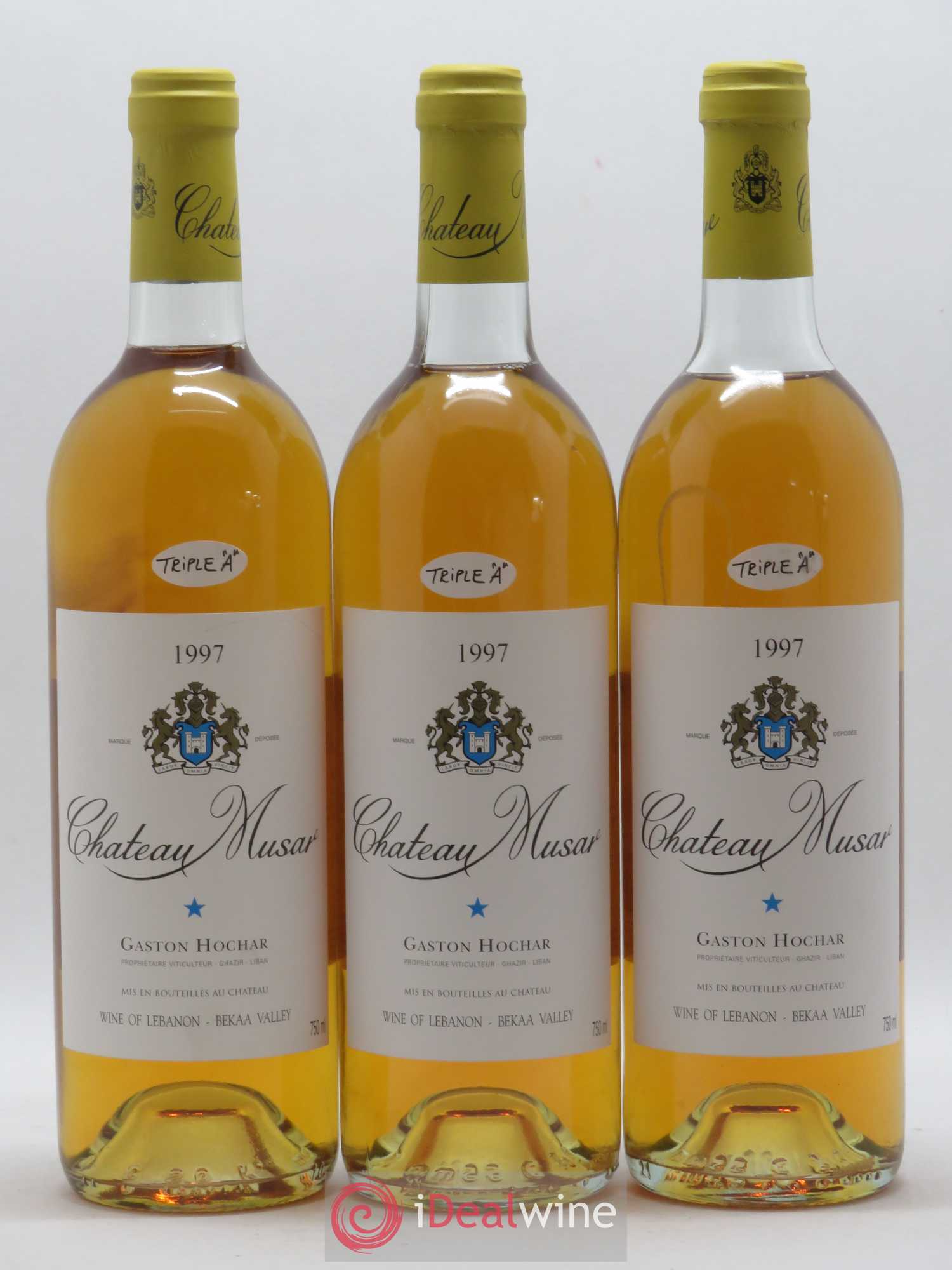 Château Musar Serge Hochar 1997 - Lot de 6 bouteilles - 1