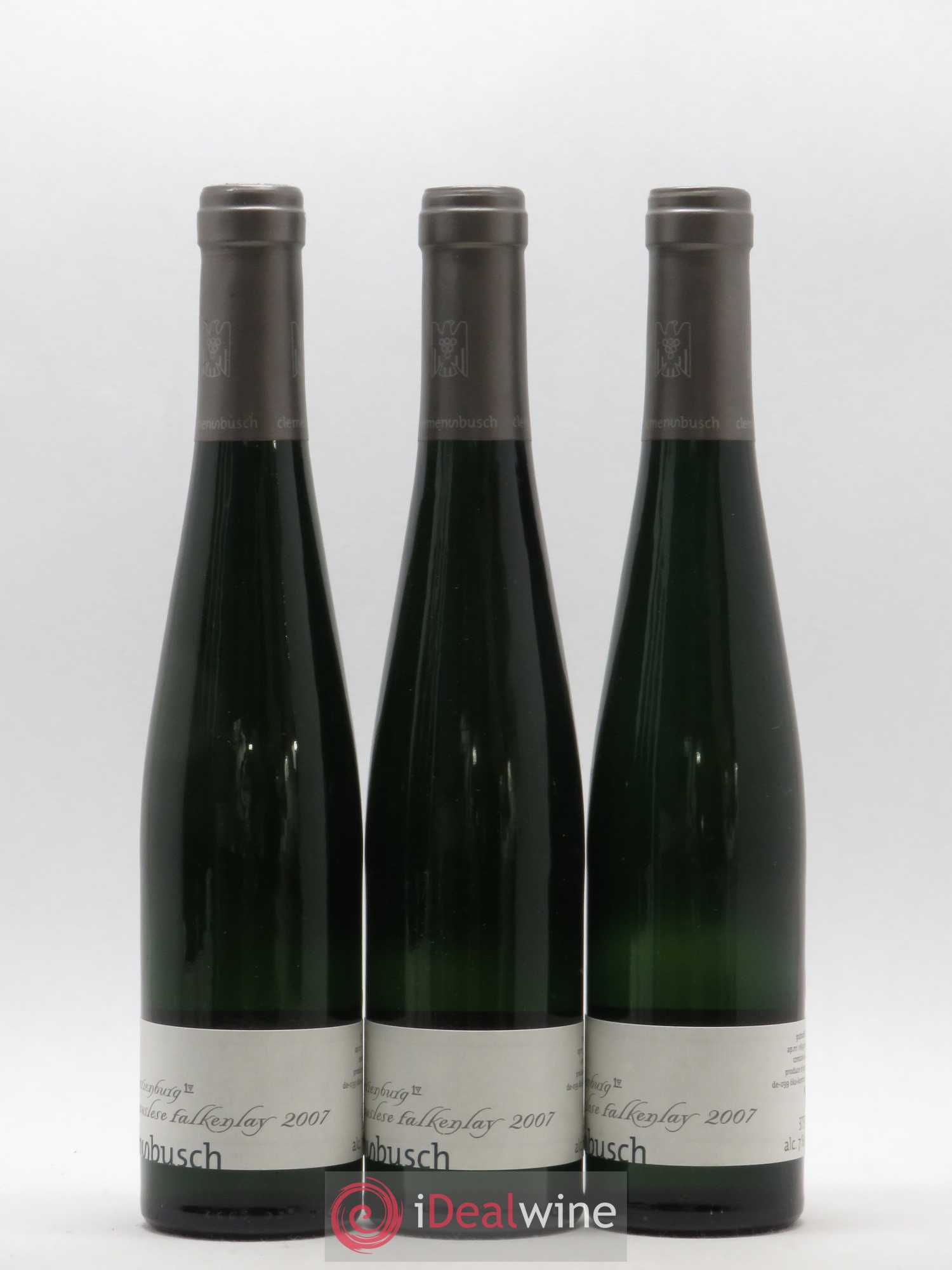 Allemagne Mosel-Saar Marienburg Riesling Auslese Falkenlay Clemens Busch 2007 - Posten von 6 Demi-Flaschen - 1