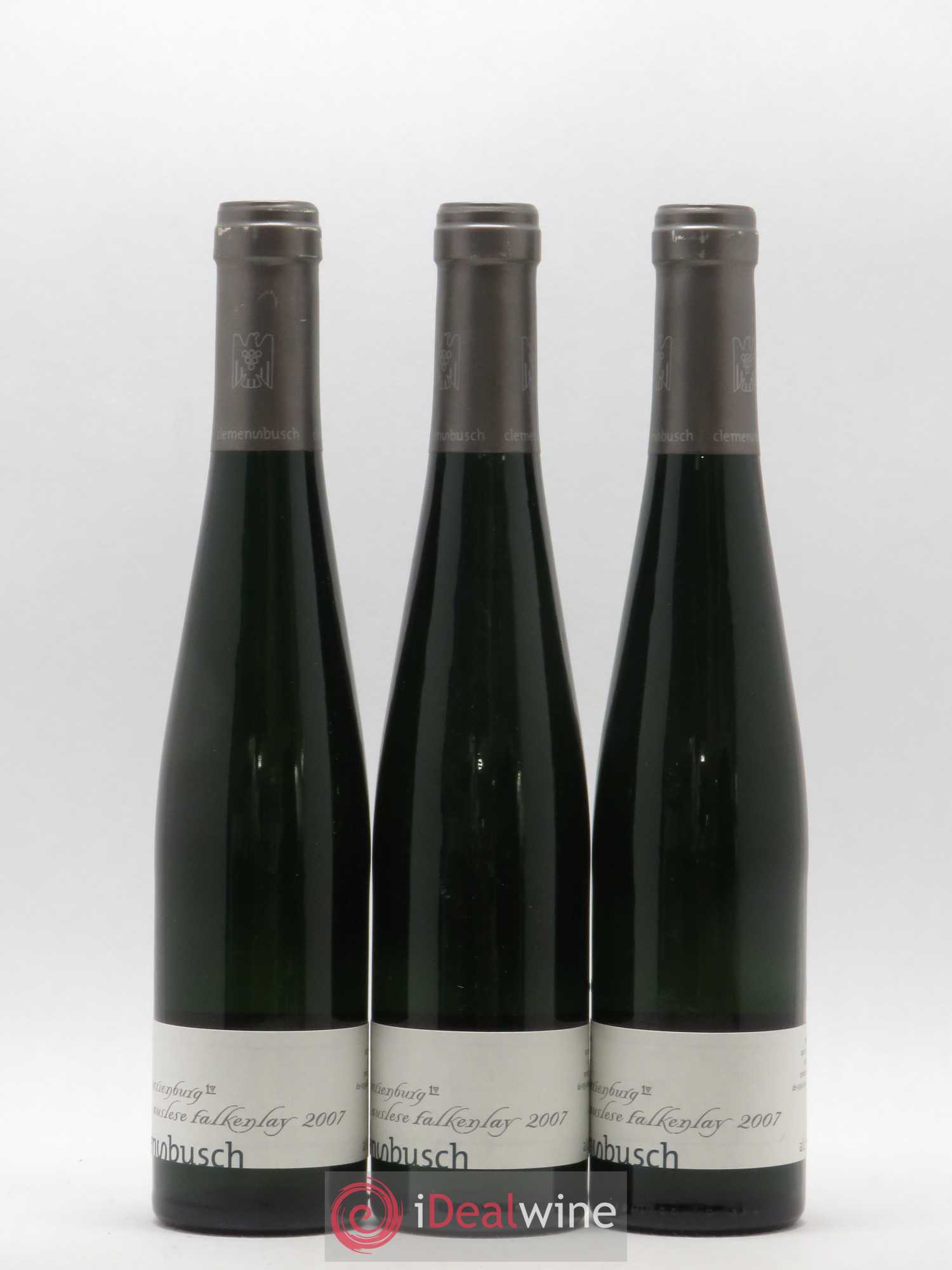 Allemagne Mosel-Saar Marienburg Riesling Auslese Falkenlay Clemens Busch 2007 - Posten von 3 Demi-Flaschen - 0