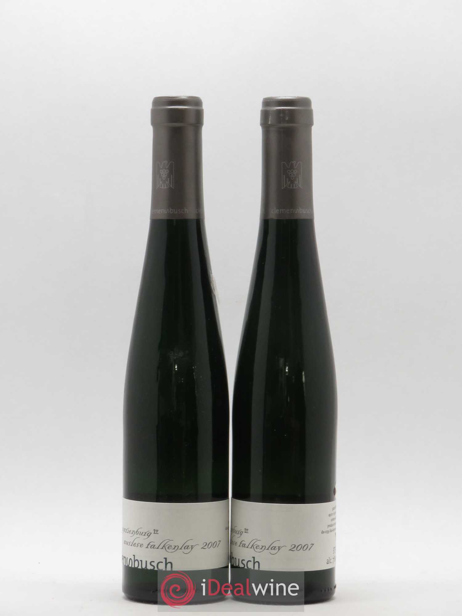 Allemagne Mosel-Saar Marienburg Riesling Auslese Falkenlay Clemens Busch 2007 - Posten von 2 Demi-Flaschen - 0