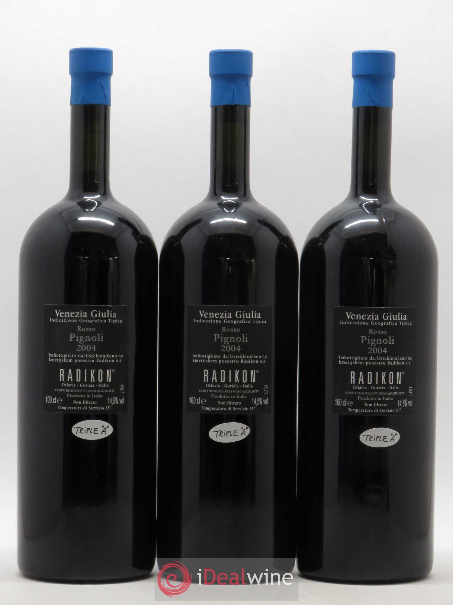 Italie IGT Venezia Giulia Pignoli Radikon 2004 - Posten von 3 Liter - 1
