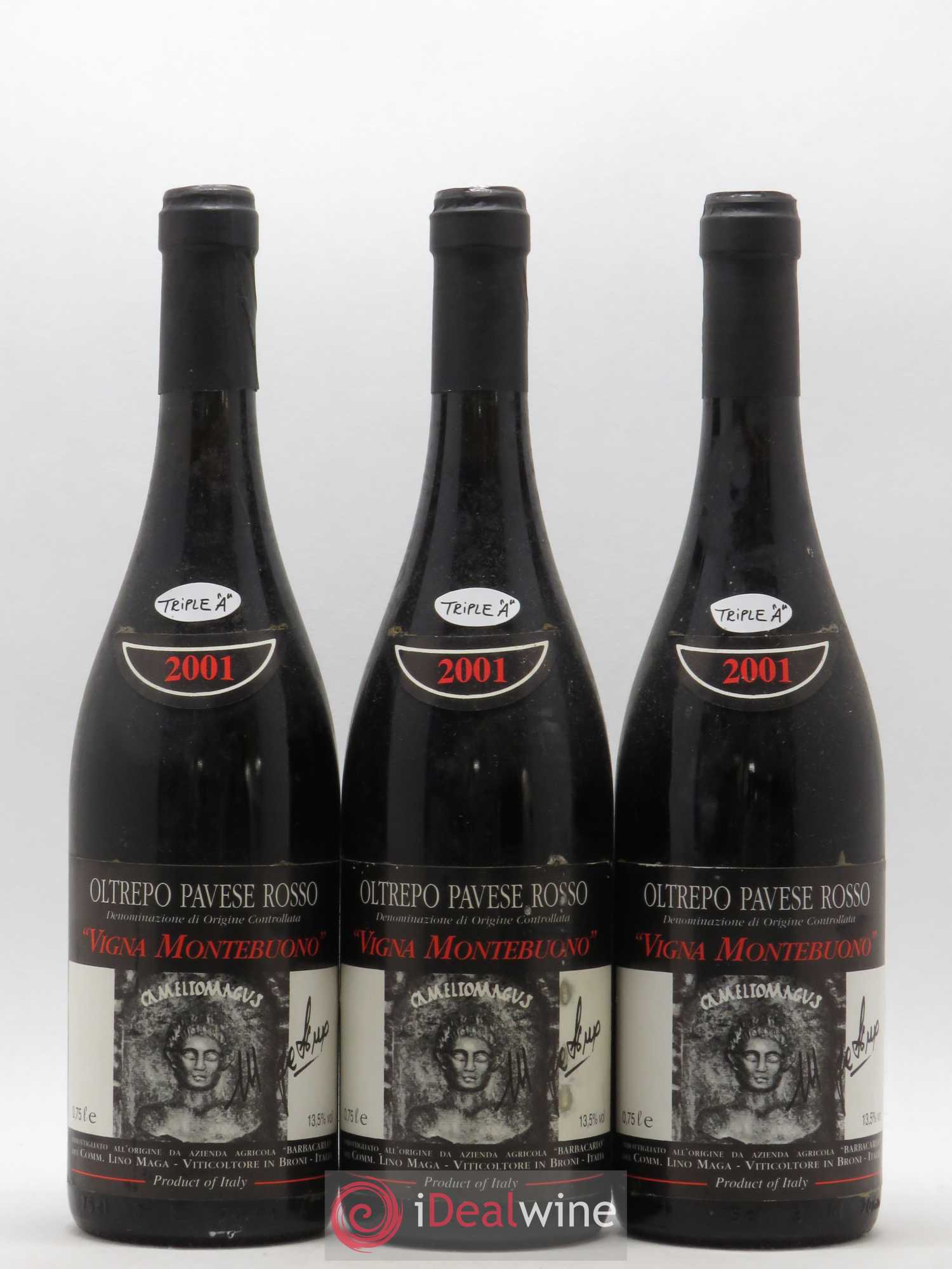 Italie Oltrepo Pavese Lino Maga Montebuono 2001 - Posten von 3 Flaschen - 0