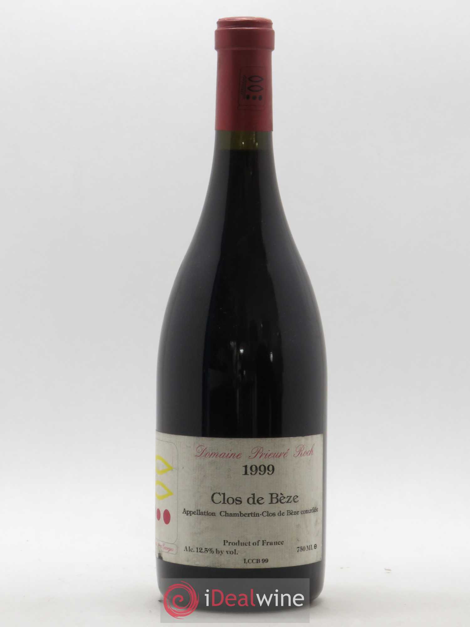 Chambertin Clos de Bèze Grand Cru Prieuré Roch 1999 - Lot de 1 bouteille - 0