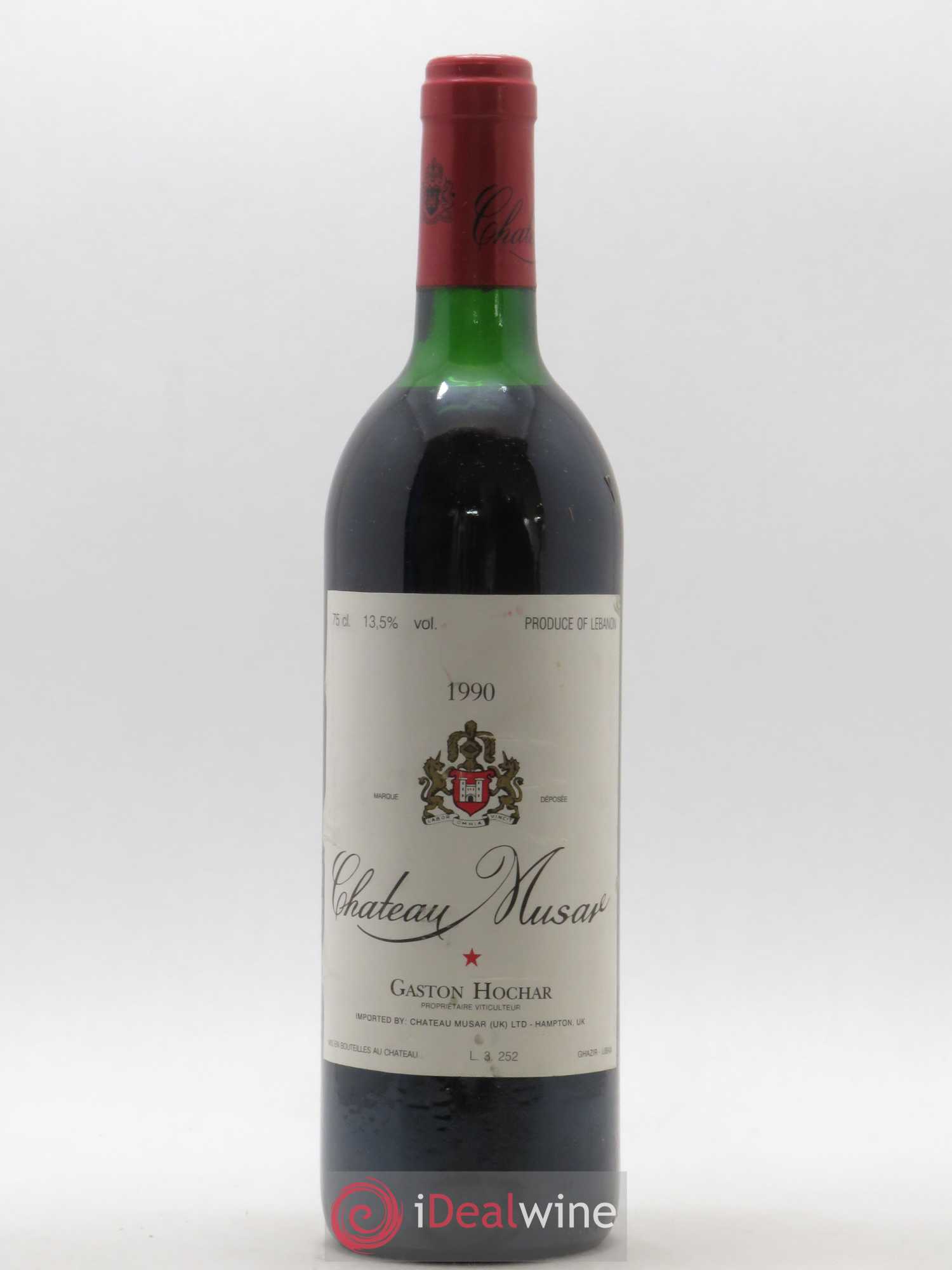 Château Musar Serge Hochar 1990 - Lot de 1 bouteille - 0