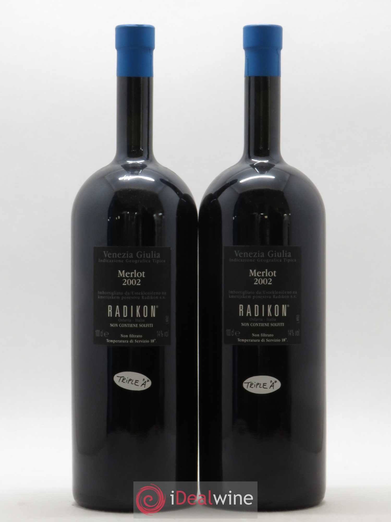 IGT Venezia Giulia Merlot Radikon 2002 - Lot de 2 litres - 1