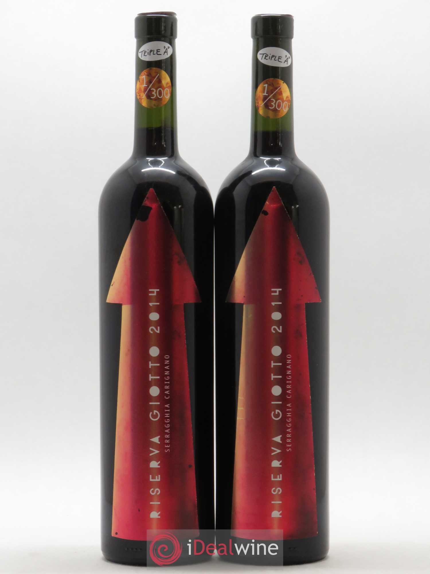 Italie IGT Terre Siciliane Serragghia Carignano Riserva Giotto Bini 2014 - Posten von 2 Flaschen - 0