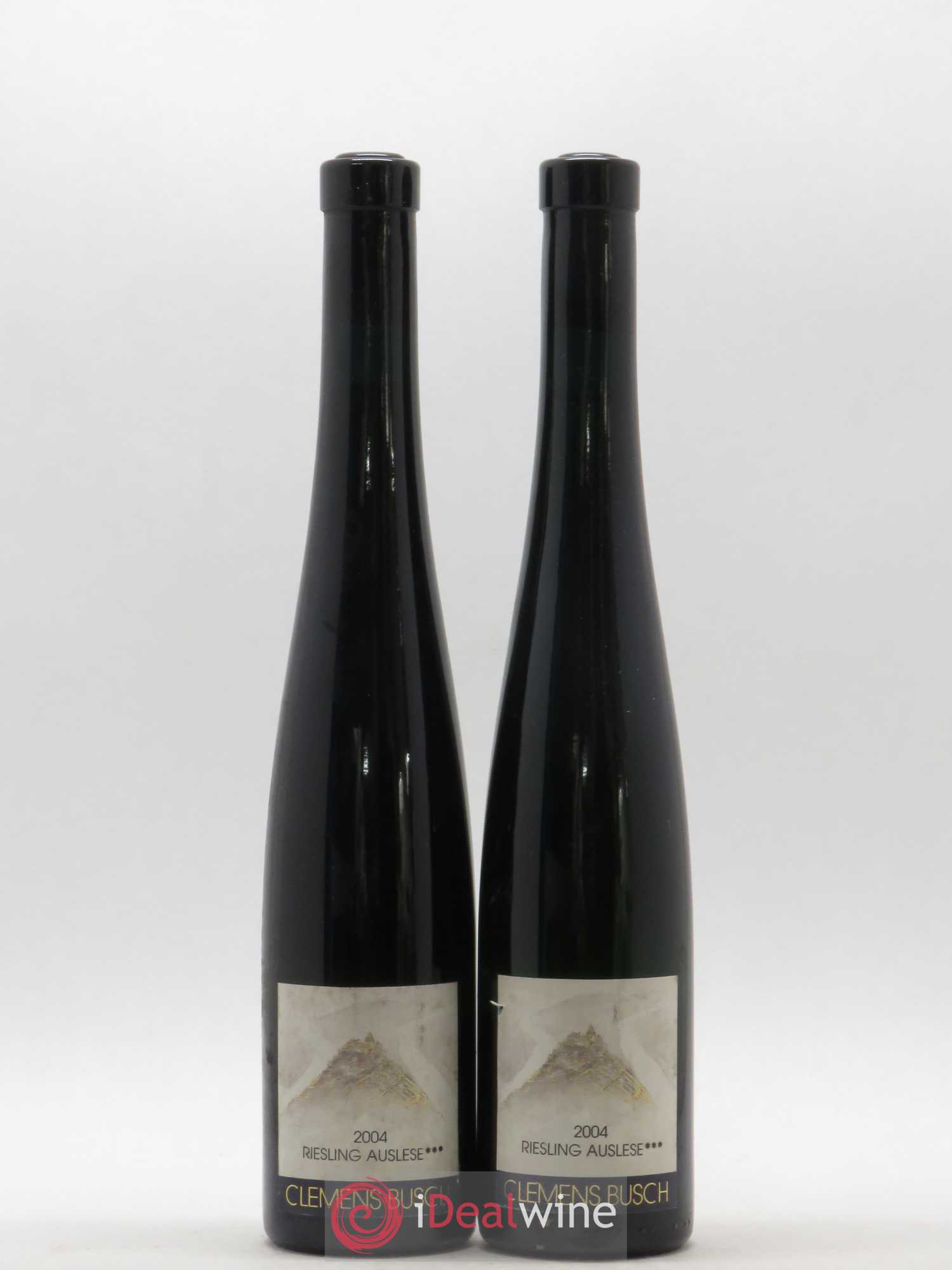 Allemagne Mosel-Saar Pundericher Marienburg Riesling Auslese Clemens Busch 2004 - Posten von 2 Demi-Flaschen - 0