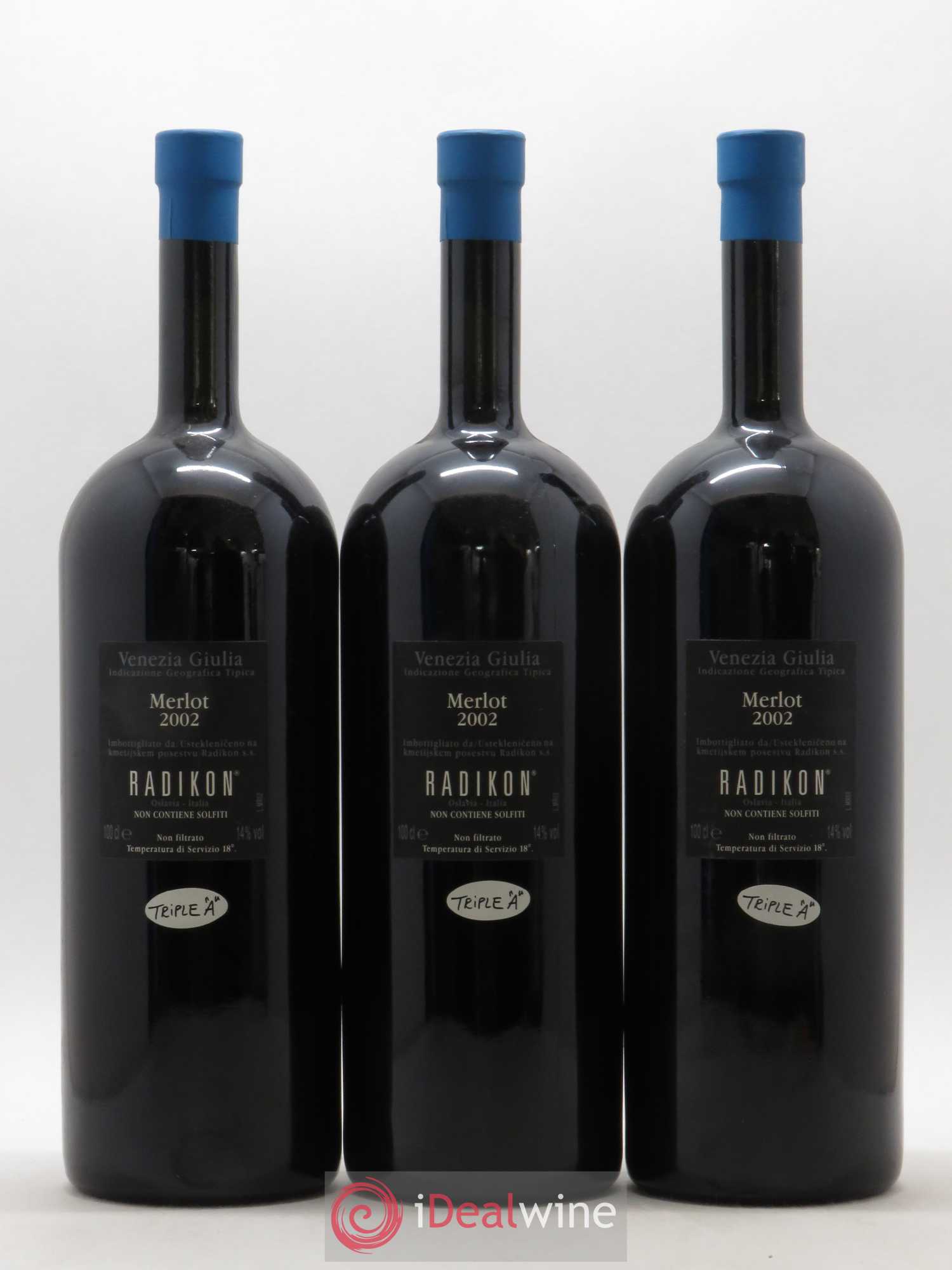 IGT Venezia Giulia Merlot Radikon 2002 - Lot de 3 litres - 1
