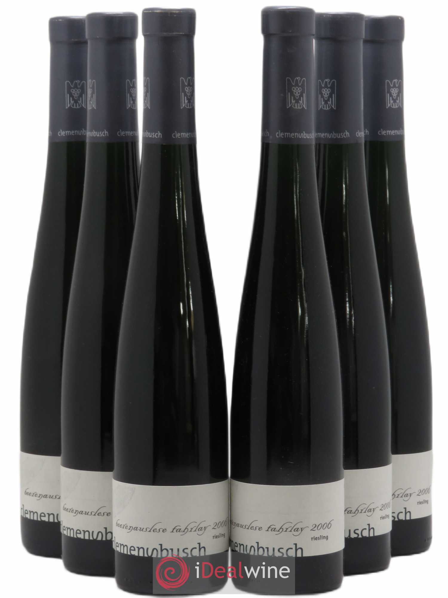 Allemagne Mosel-Saar Pundericher Marienburg Fahrlay Riesling Beerenauslese Clemens Busch 2006 - Posten von 6 Demi-Flaschen - 0