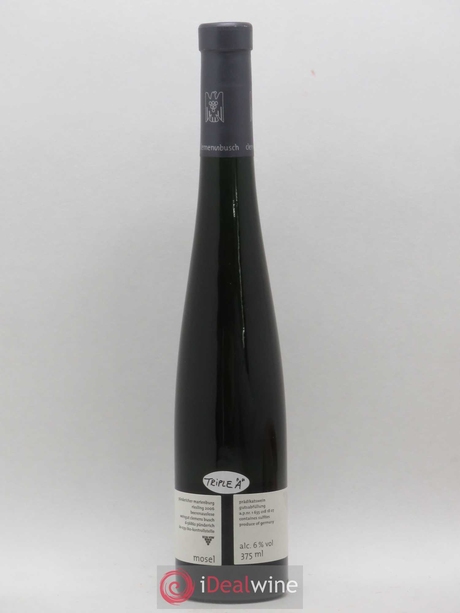 Allemagne Mosel-Saar Pundericher Marienburg Fahrlay Riesling Beerenauslese Clemens Busch 2006 - Posten von 1 Demi-Flasche - 1