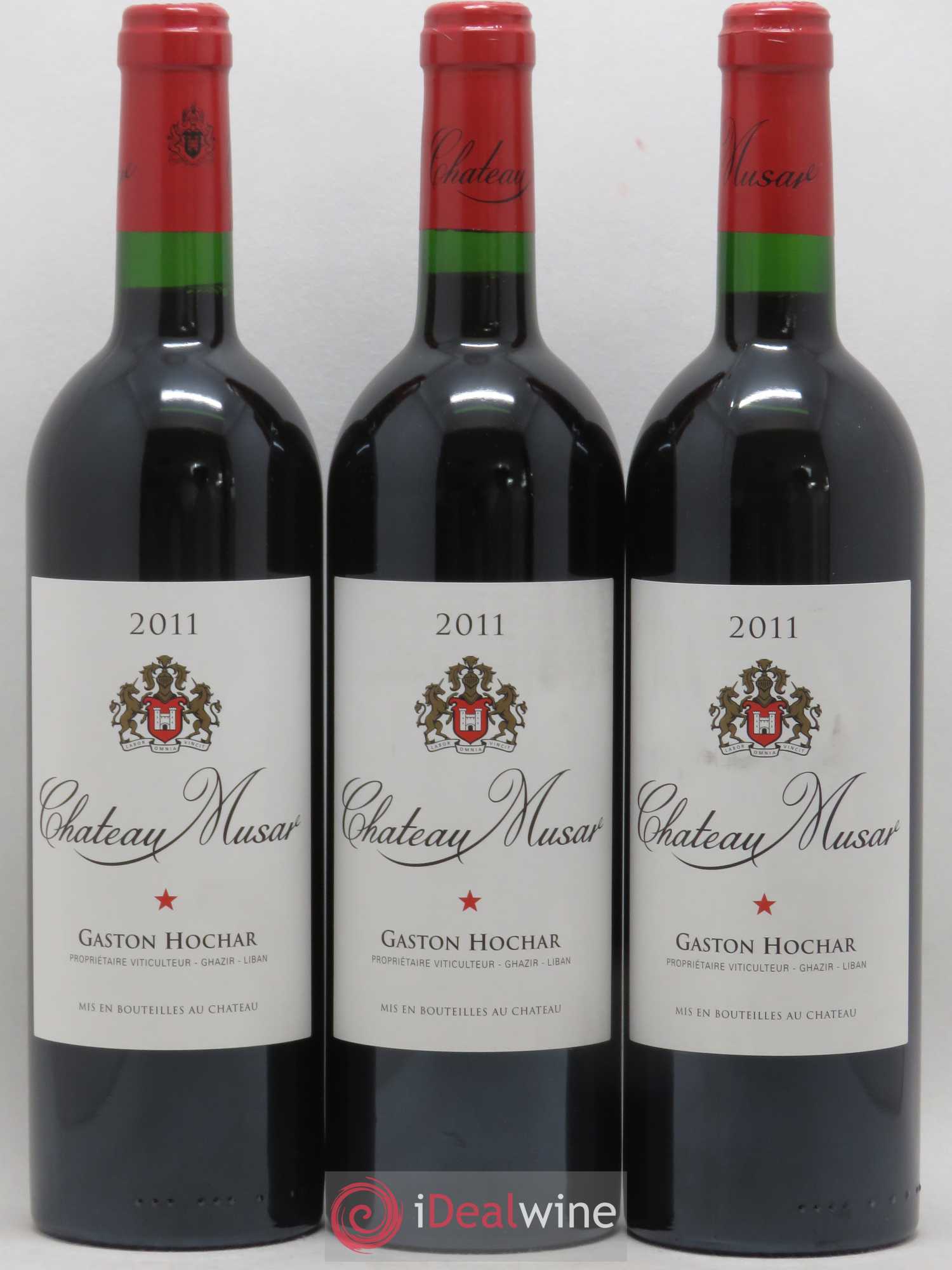 Château Musar Serge Hochar Bekaa Valley 2011 - Lot de 3 bouteilles - 0