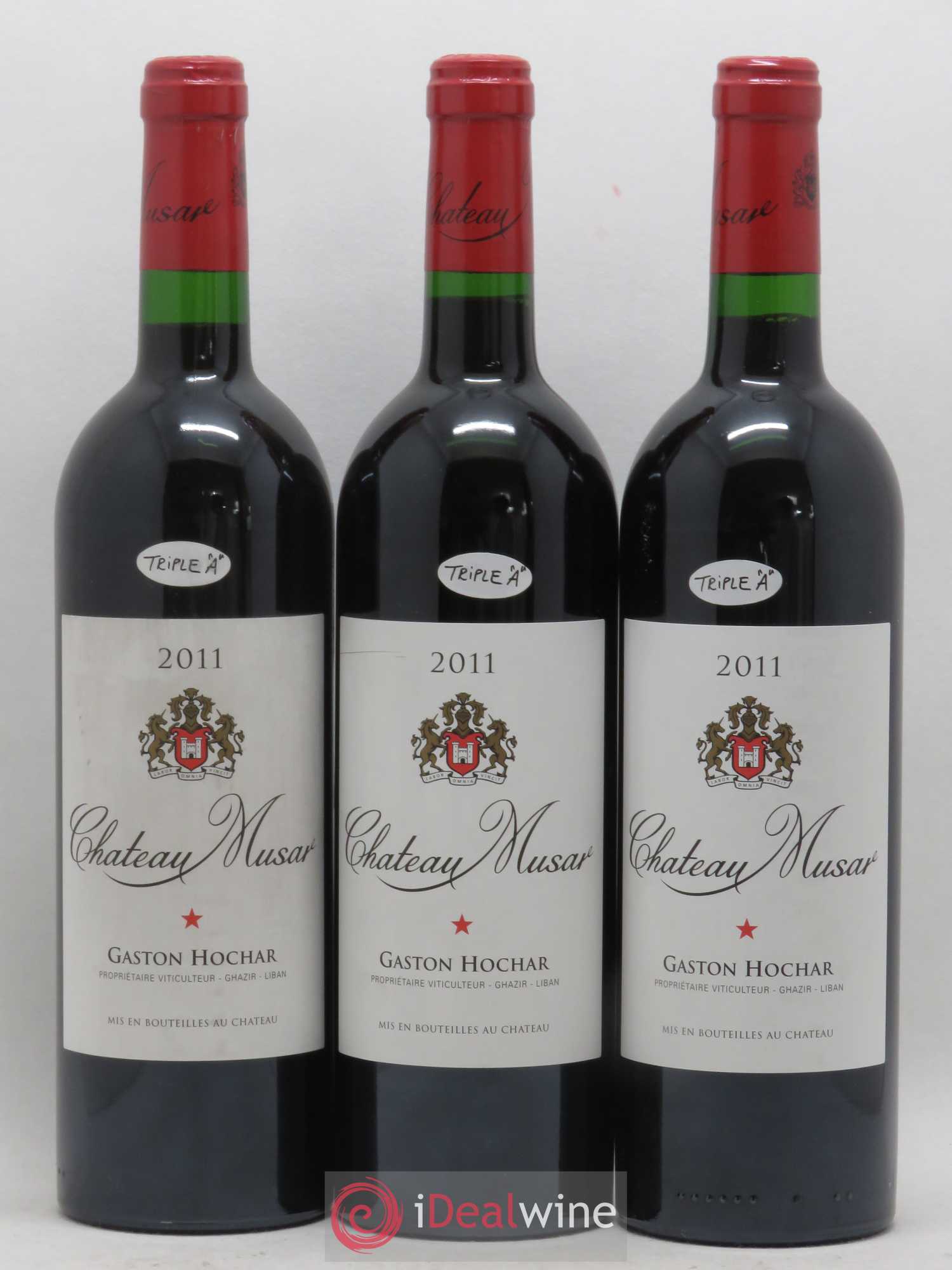 Château Musar Serge Hochar Bekaa Valley 2011 - Lot de 3 bouteilles - 0