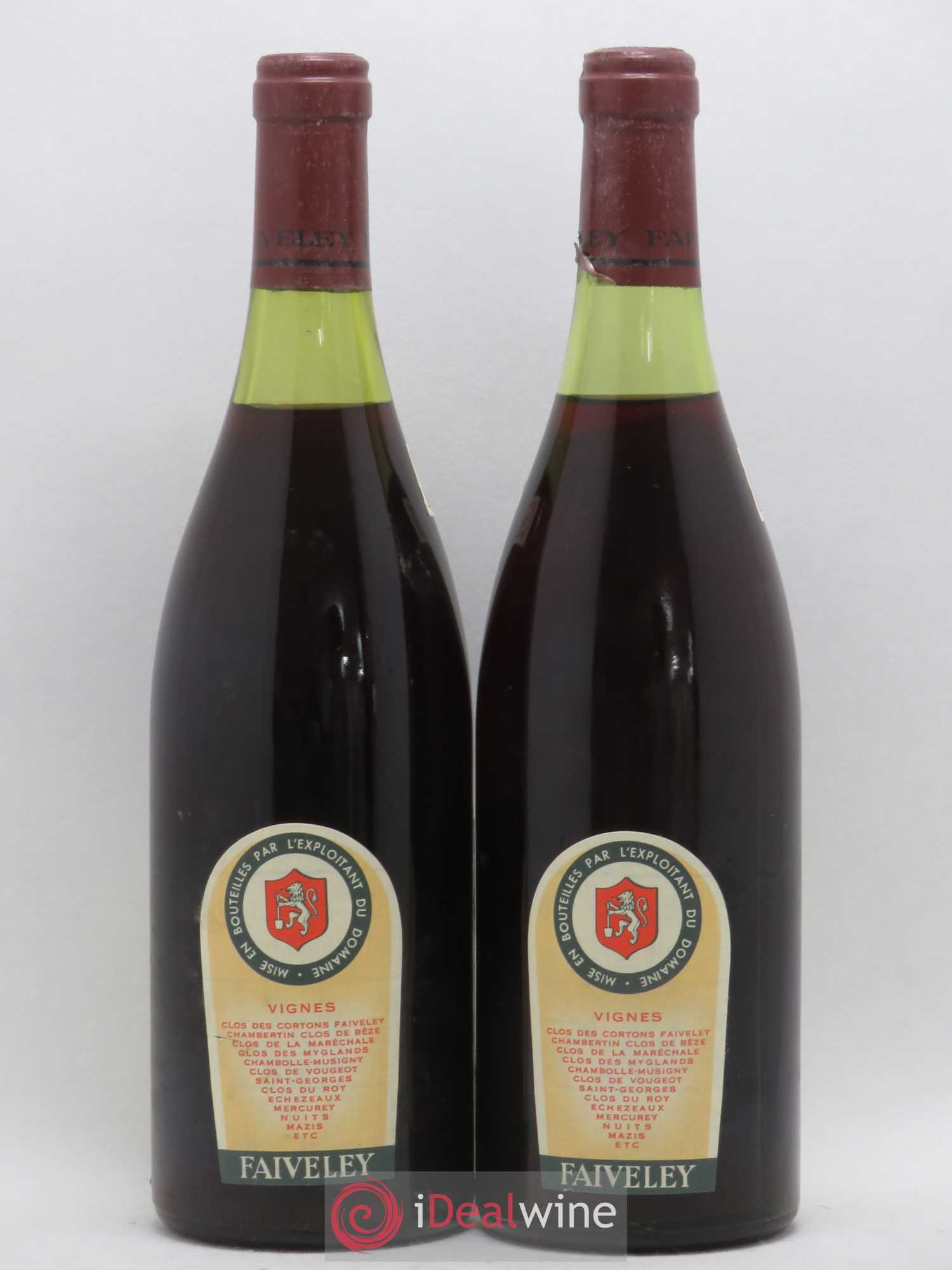 Mazis-Chambertin Grand Cru Faiveley 1978 - Lot de 2 bouteilles - 1