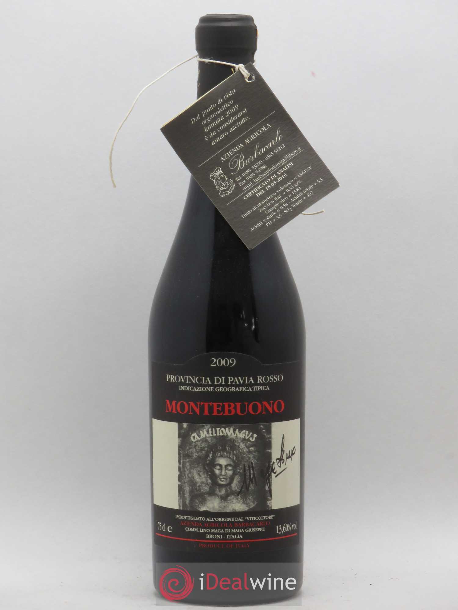 Italie IGT Provincia di Pavia Rosso Lino Maga Montebuono 2009 - Posten von 1 Flasche - 0