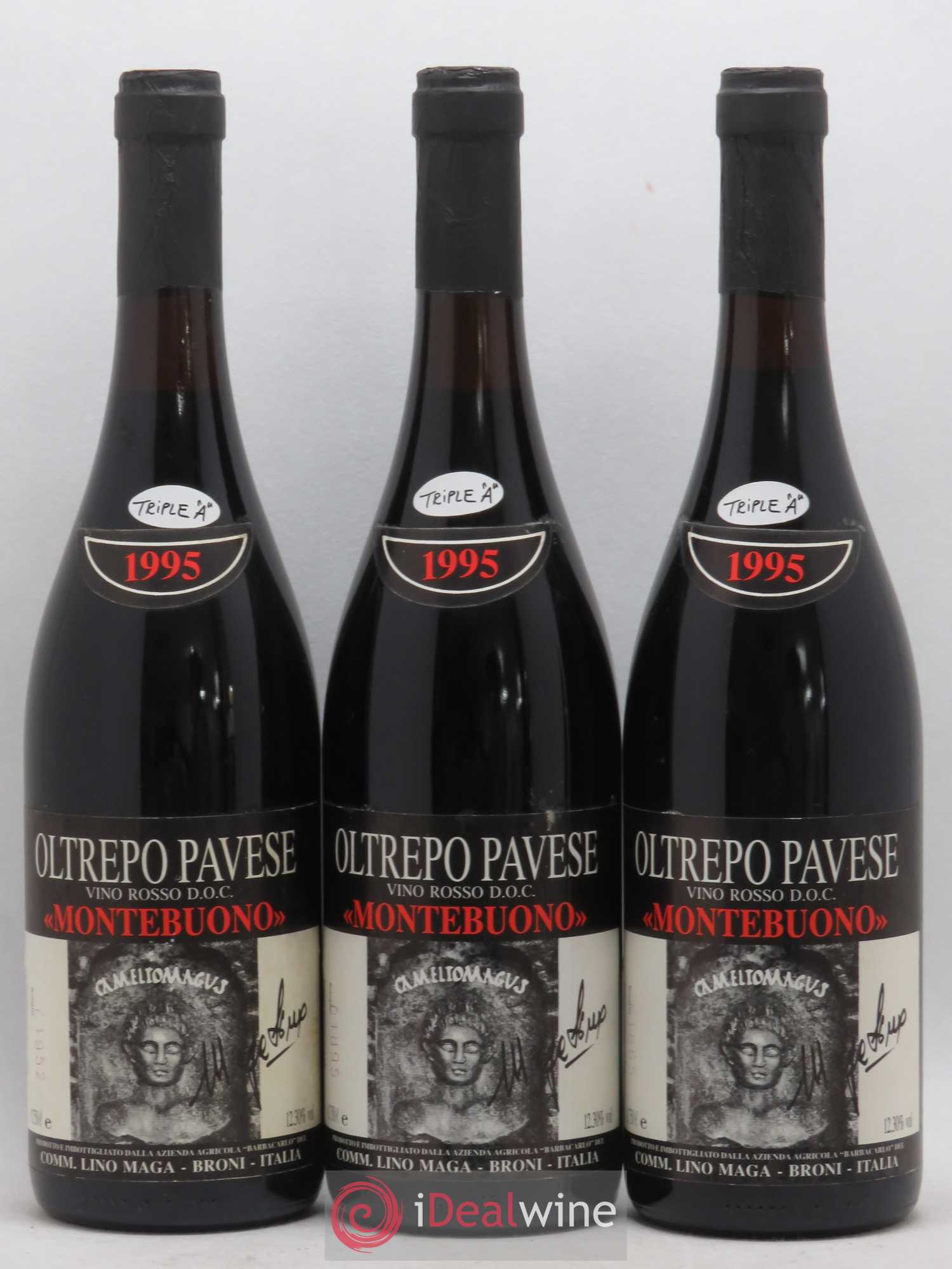Italie DOC Oltrepo Pavese Rosso Lino Maga Montebuono 1995 - Posten von 6 Flaschen - 2