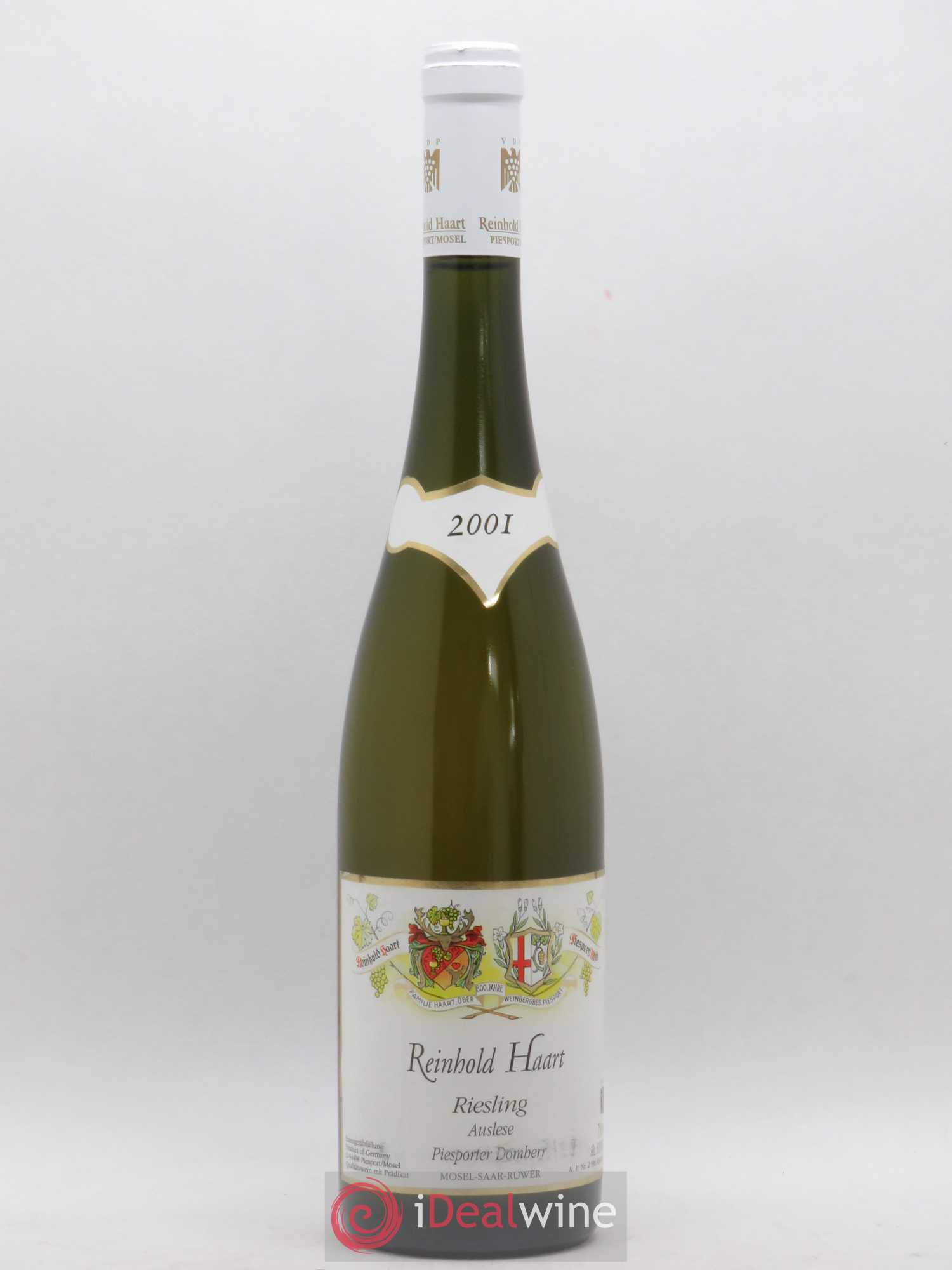 Allemagne Mosel-Saar Piesporter Domberr Riesling Auslese Reinhold Haart 2001 - Posten von 1 Flasche - 0