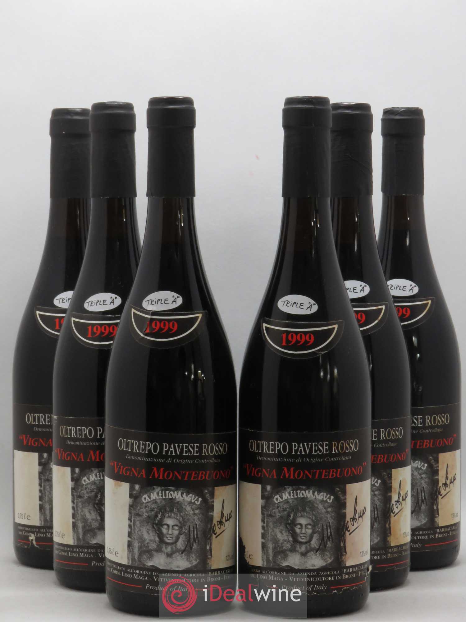 Italie DOC Oltrepo Pavese Rosse Vigna Montebuono Lino Maga 1999 - Posten von 6 Flaschen - 0