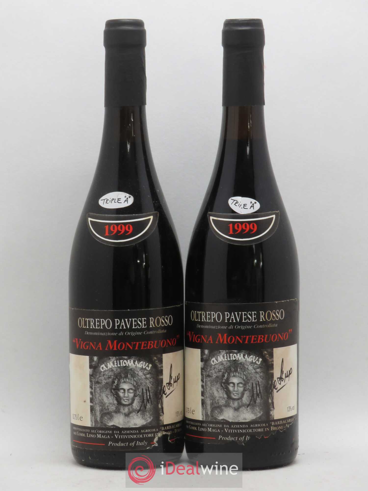 Italie DOC Oltrepo Pavese Rosse Vigna Montebuono Lino Maga 1999 - Posten von 2 Flaschen - 0