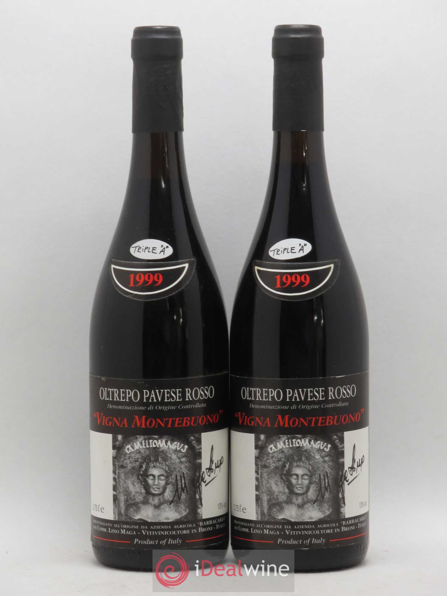 Italie DOC Oltrepo Pavese Rosse Vigna Montebuono Lino Maga 1999 - Posten von 2 Flaschen - 0