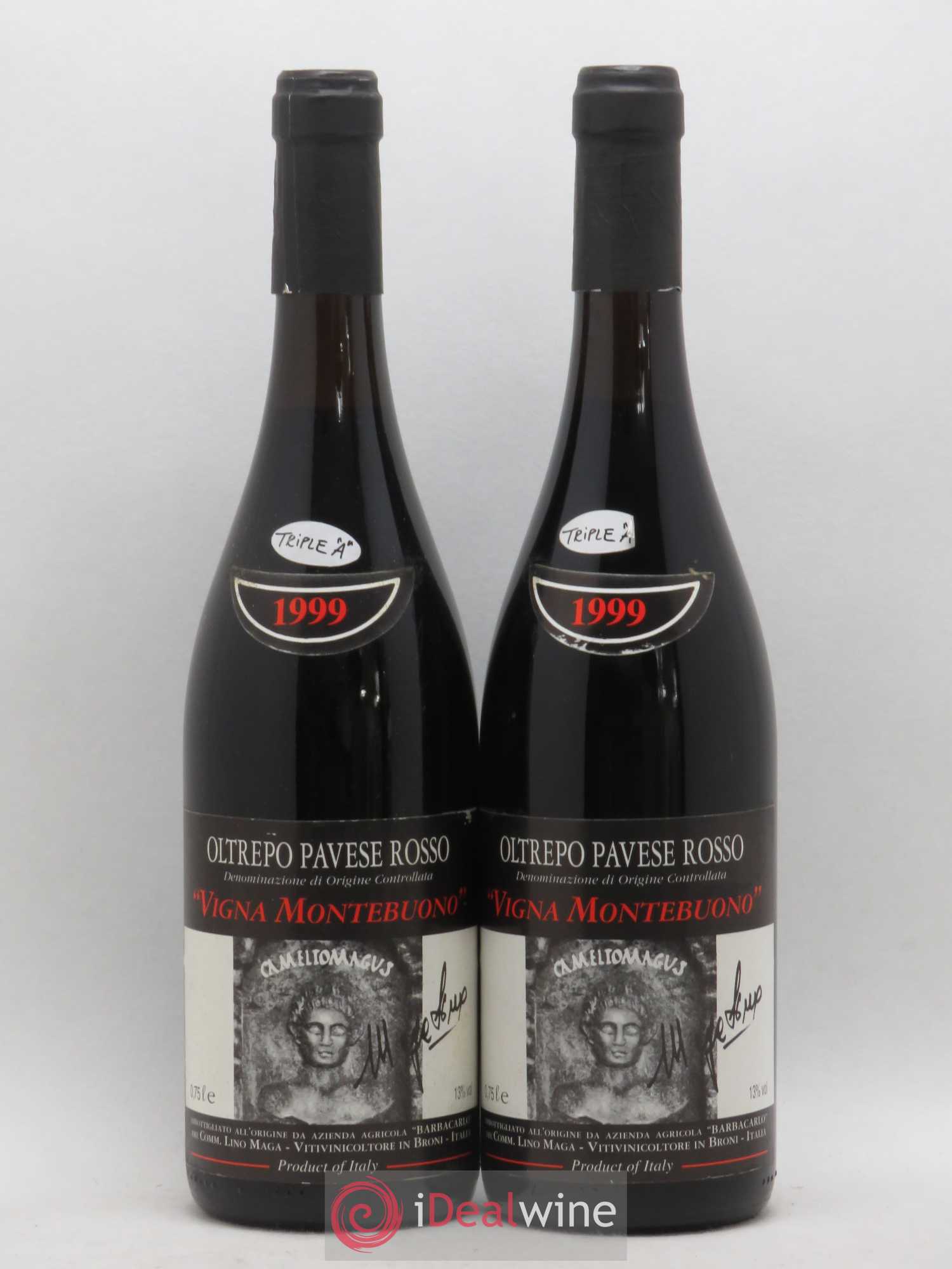 Italie DOC Oltrepo Pavese Rosse Vigna Montebuono Lino Maga 1999 - Posten von 2 Flaschen - 0