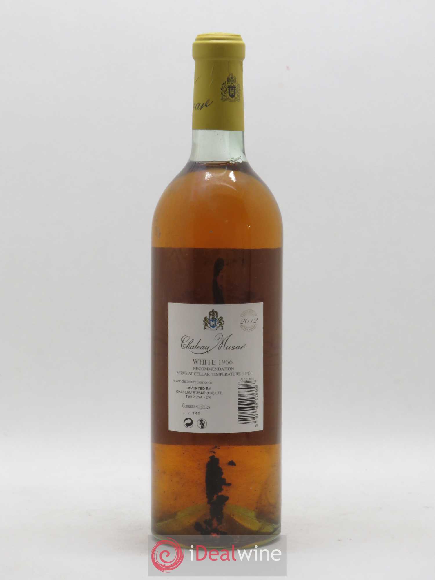 Château Musar Serge Hochar 1966 - Lot de 1 bouteille - 1