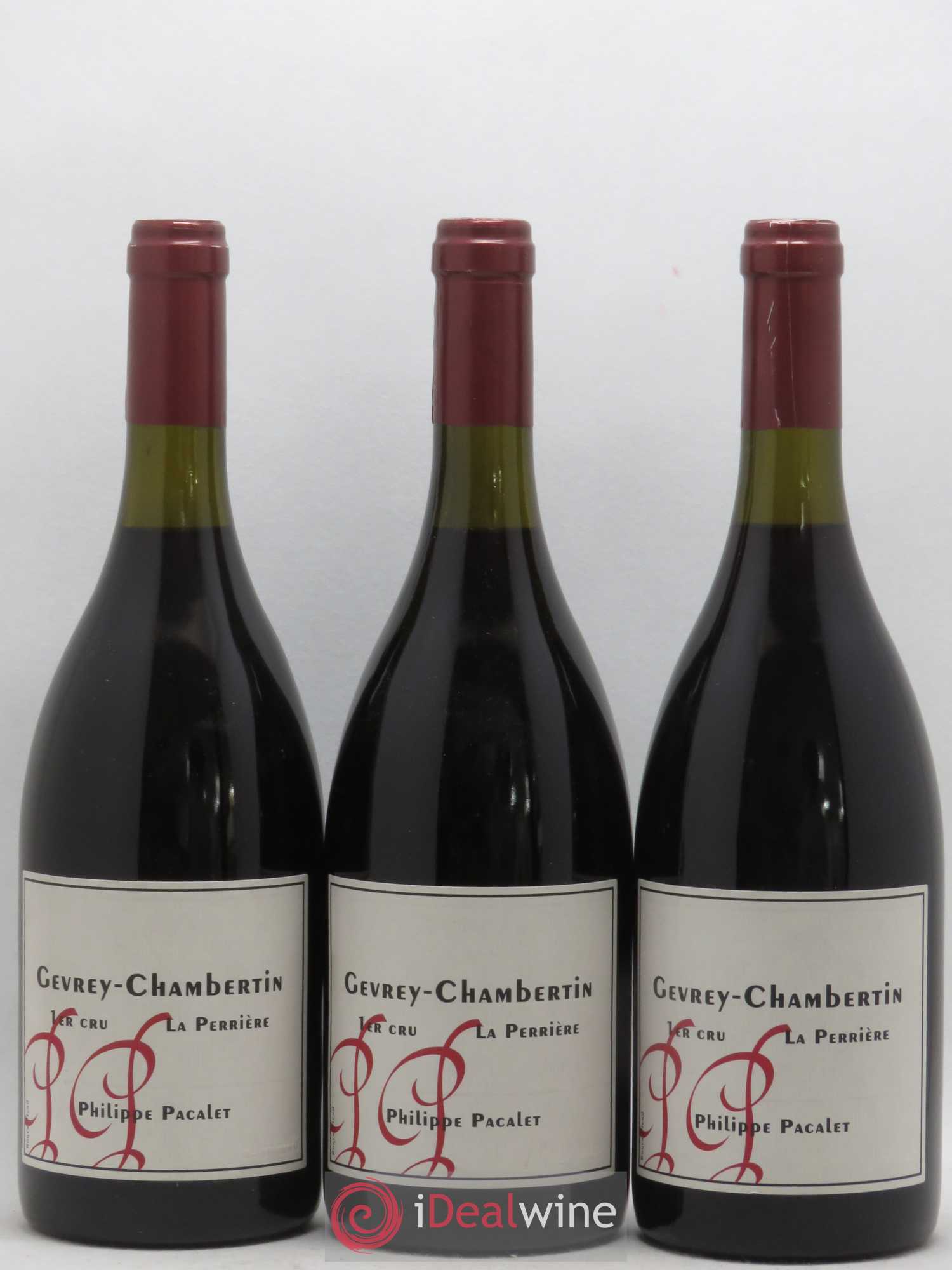Gevrey-Chambertin 1er Cru La Perrière Philippe Pacalet 2006 - Lot de 3 bouteilles - 0