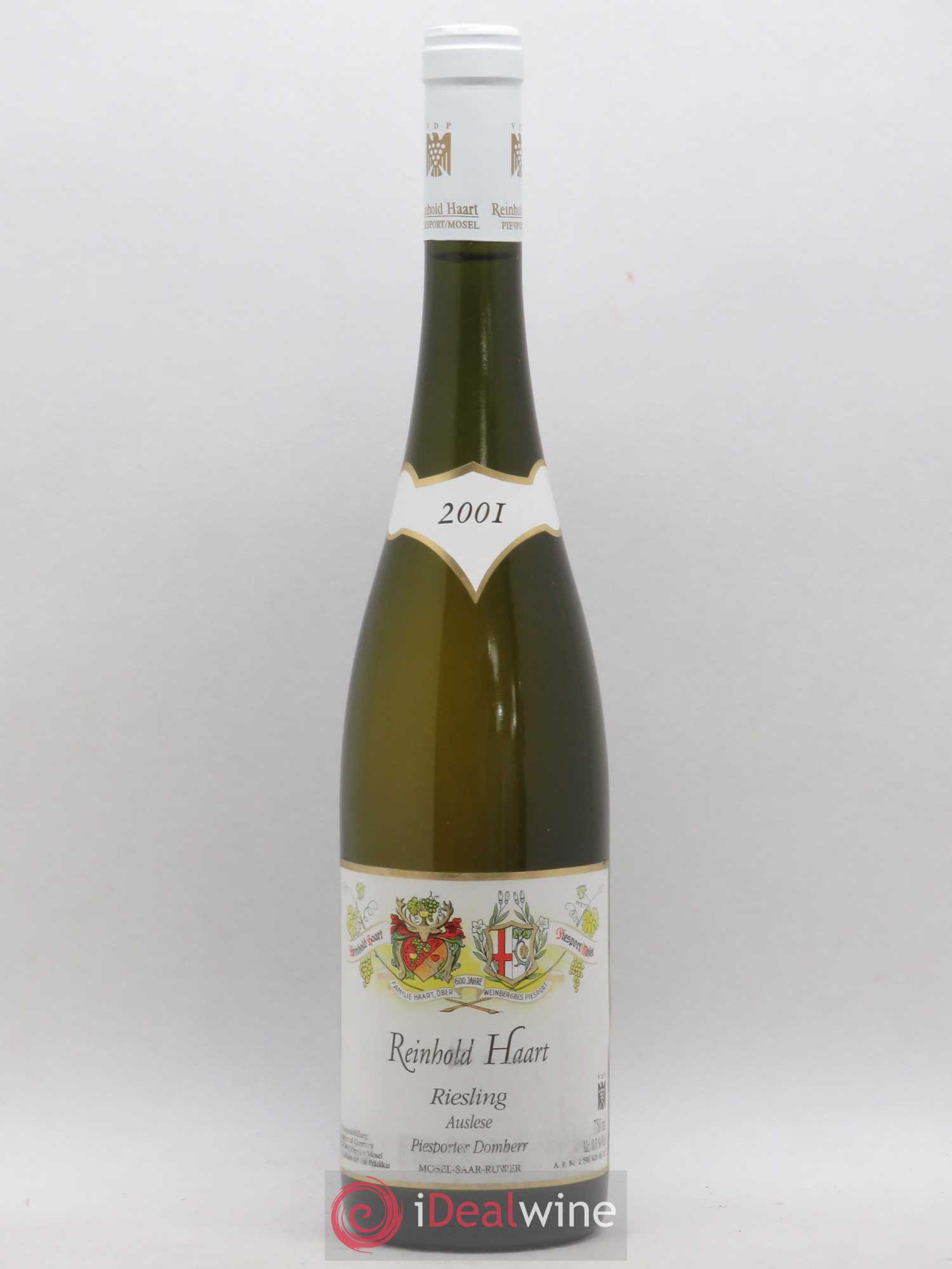 Allemagne Mosel-Saar Riesling Haart Auslese Reinhold Piesporter Domherr 2001 - Posten von 1 Flasche - 0