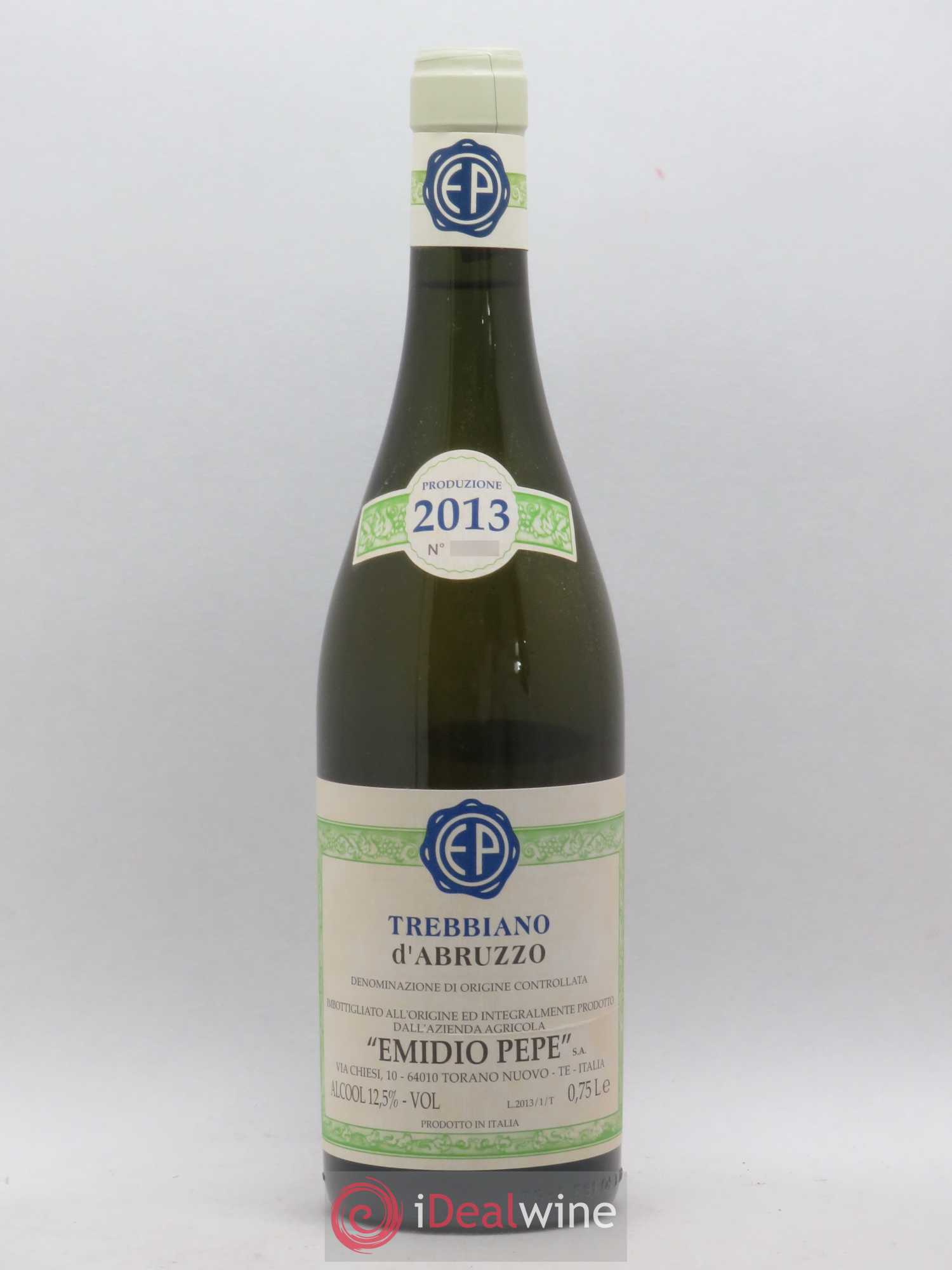 Trebbiano d'Abruzzo DOC Vecchie Viti Emidio Pepe 2013 - Lot de 1 bouteille - 0