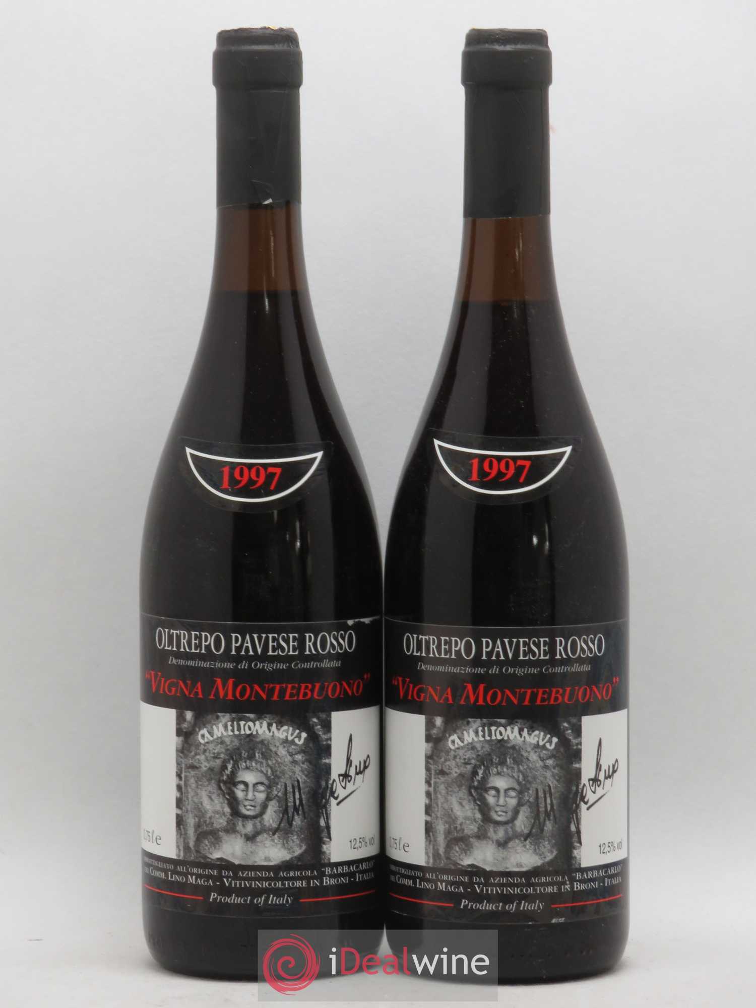 Italie DOC Oltrepo Pavese Rosso Lino Maga Montebuono 1997 - Posten von 2 Flaschen - 0