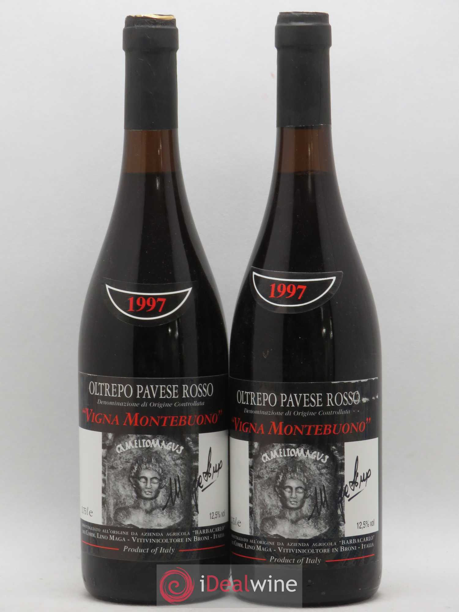 Italie DOC Oltrepo Pavese Rosso Lino Maga Montebuono 1997 - Posten von 2 Flaschen - 0