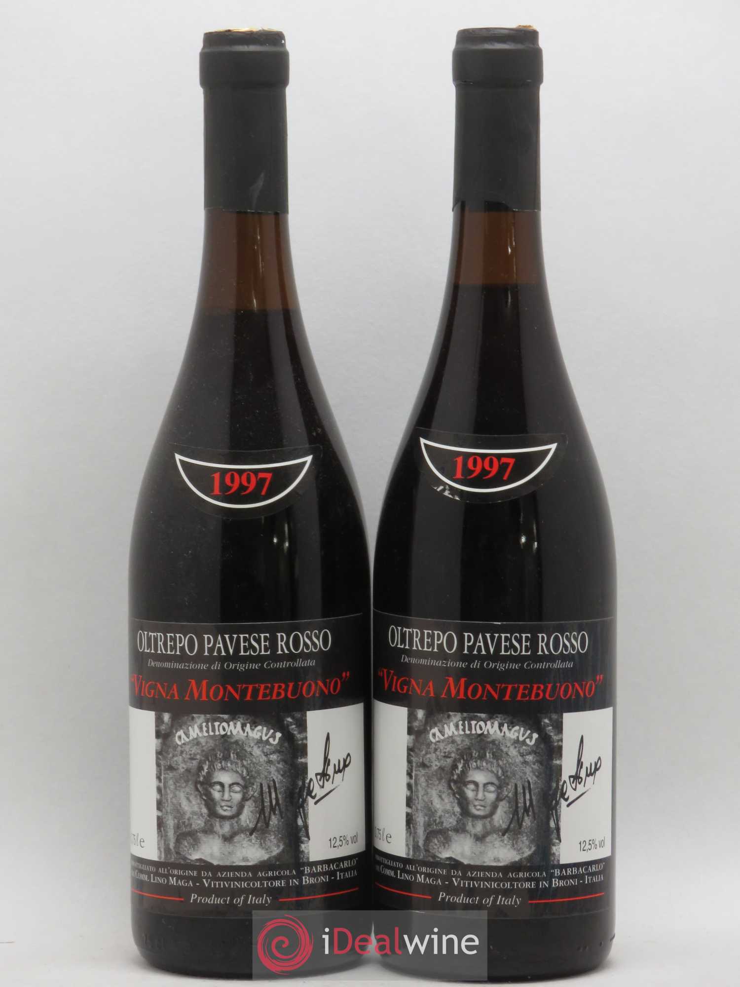 Italie DOC Oltrepo Pavese Rosso Lino Maga Montebuono 1997 - Posten von 2 Flaschen - 0