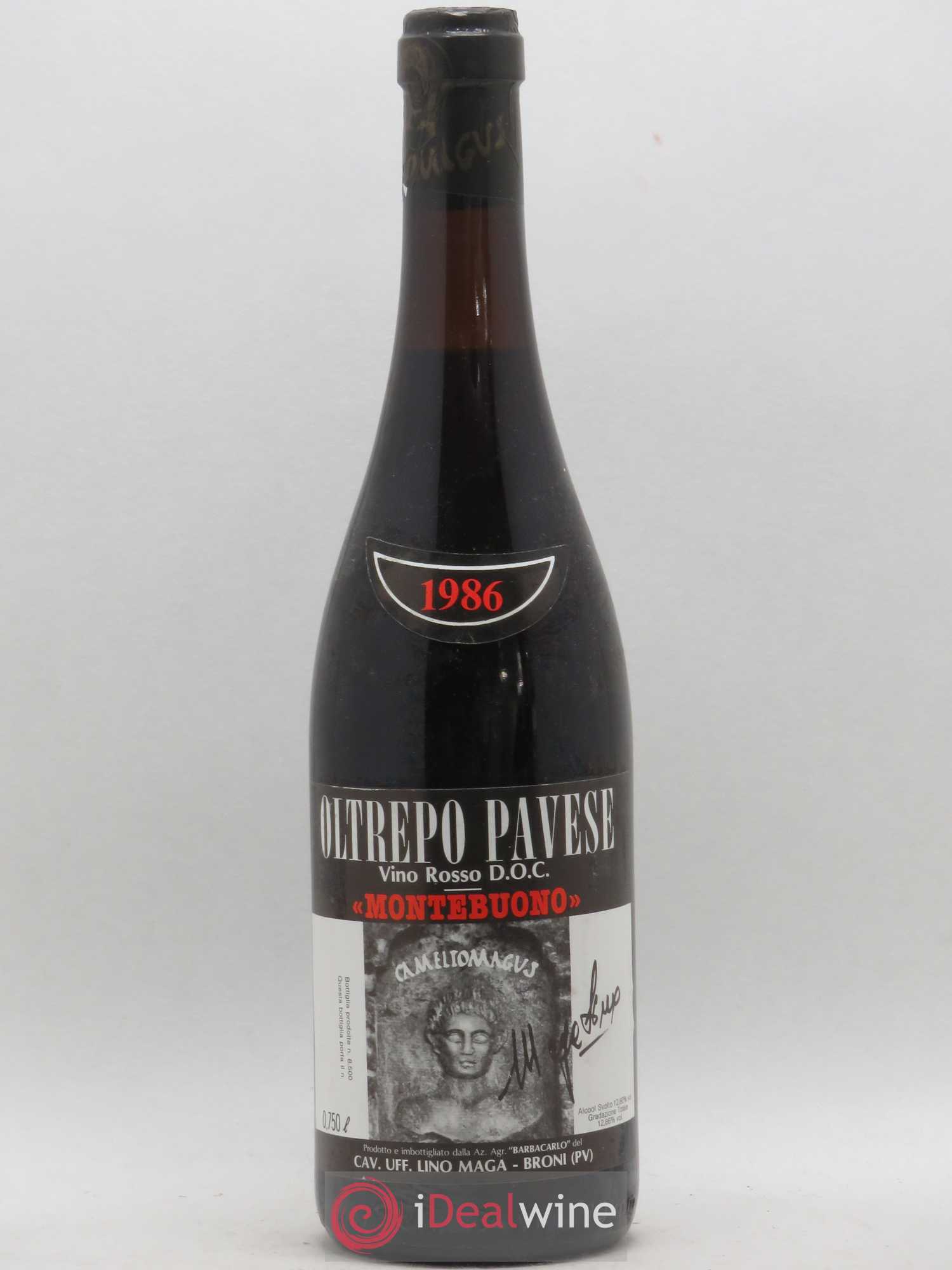 Italie DOC Oltrepo Pavese Rosso Lino Maga Montebuono 1986 - Posten von 1 Flasche - 0