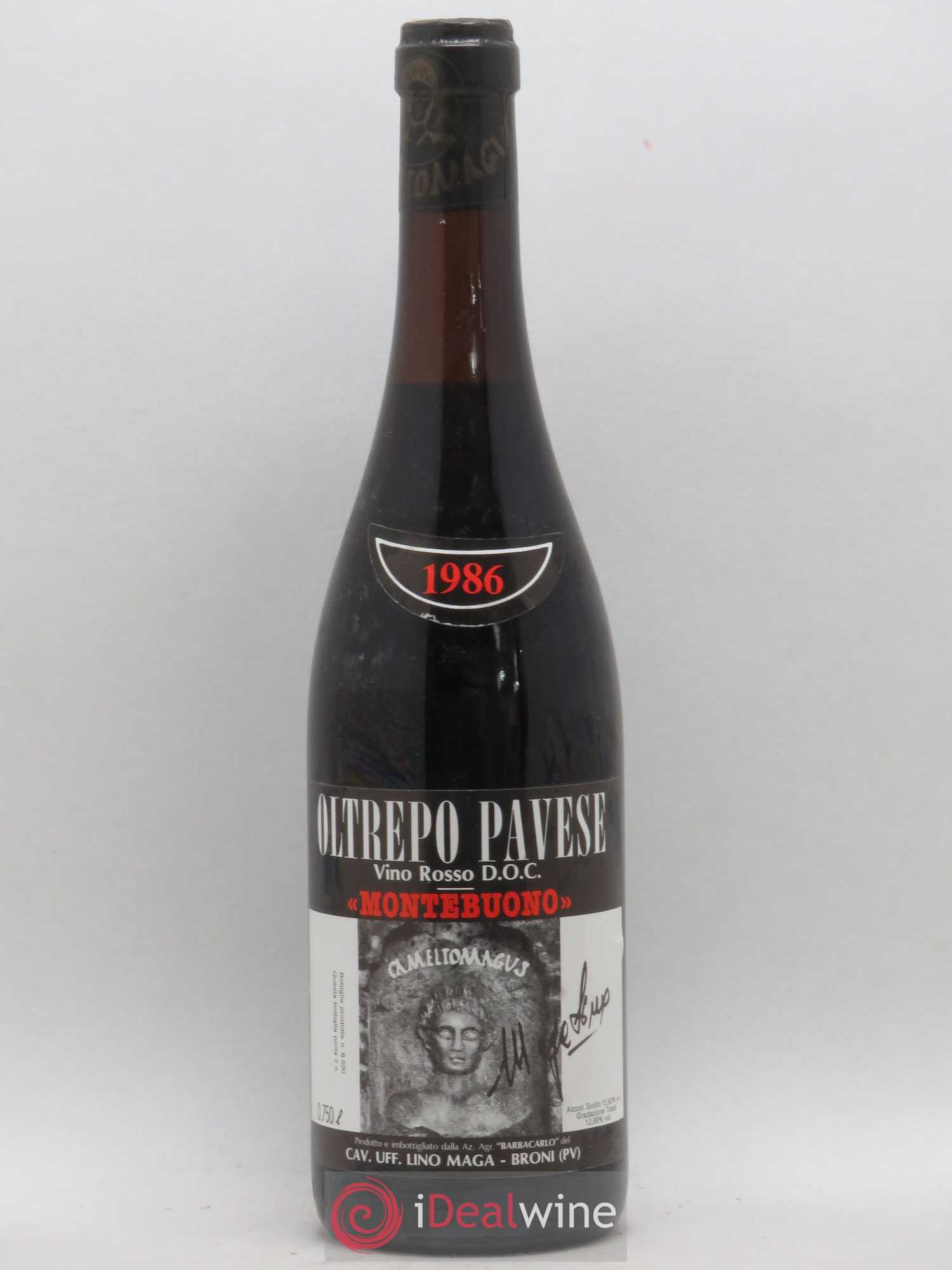 Italie DOC Oltrepo Pavese Rosso Lino Maga Montebuono 1986 - Posten von 1 Flasche - 0