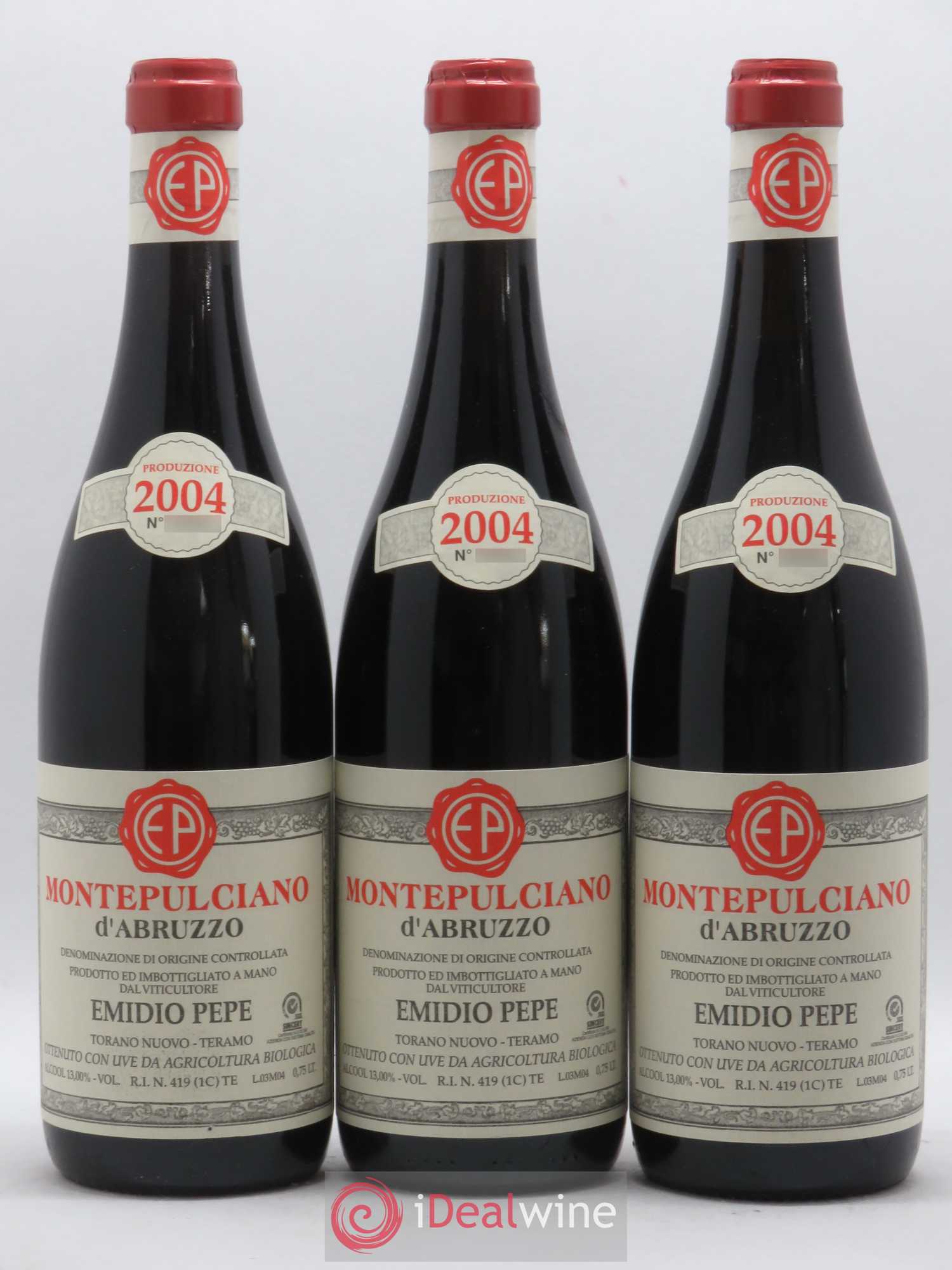 Montepulciano d'Abruzzo DOC Riserva Vecchie Viti Emidio Pepe 2004 - Lot de 6 bouteilles - 1