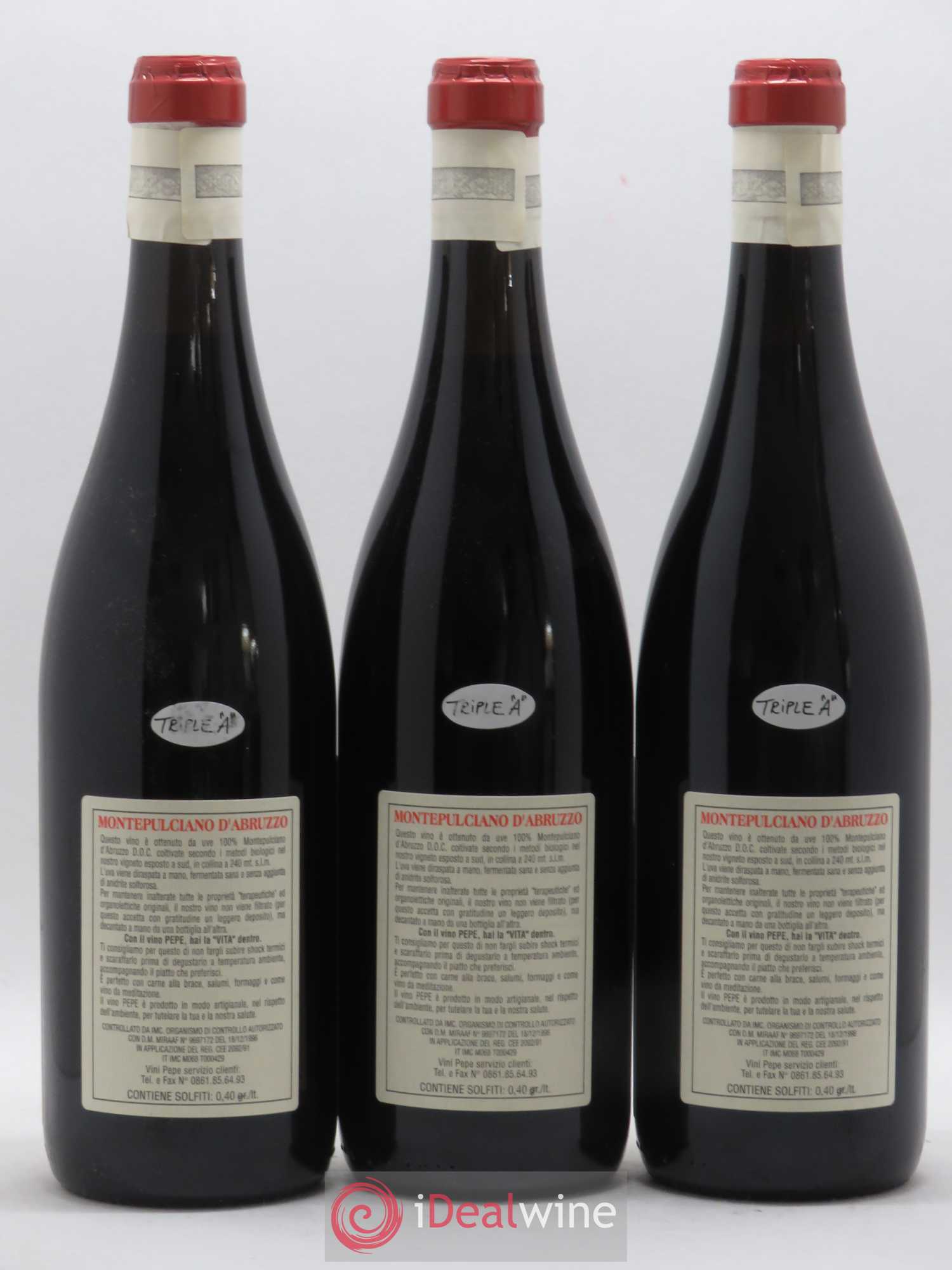 Montepulciano d'Abruzzo DOC Riserva Vecchie Viti Emidio Pepe 2004 - Lot de 6 bouteilles - 4