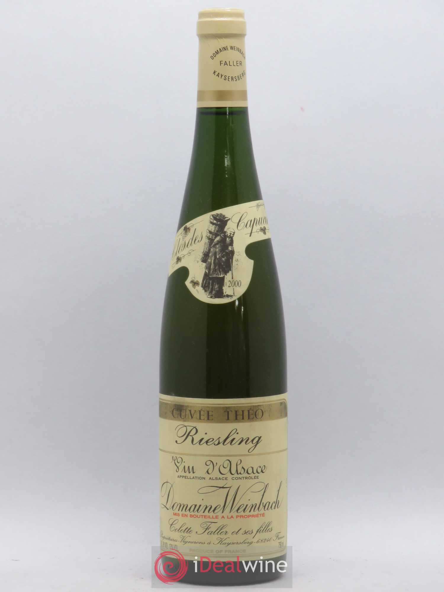 Alsace Riesling Cuvée Théo Weinbach (Domaine) 2000 - Lot de 1 bouteille - 0