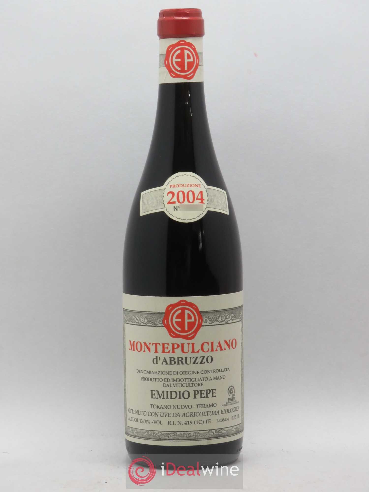 Montepulciano d'Abruzzo DOC Riserva Vecchie Viti Emidio Pepe 2004 - Lot de 1 bouteille - 0
