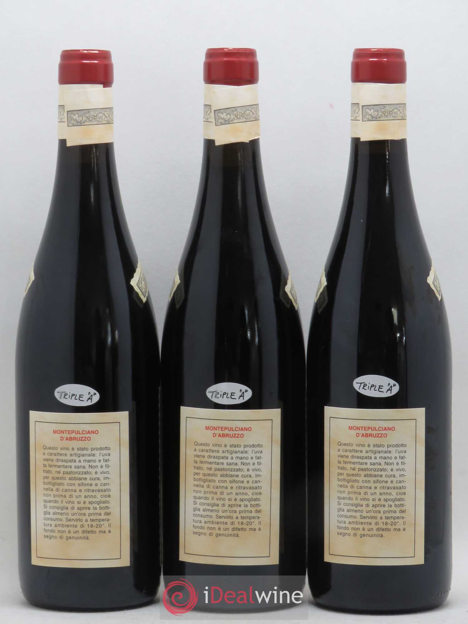 Montepulciano d'Abruzzo DOC Riserva Vecchie Viti Emidio Pepe 1980 - Lot de 3 bouteilles - 1