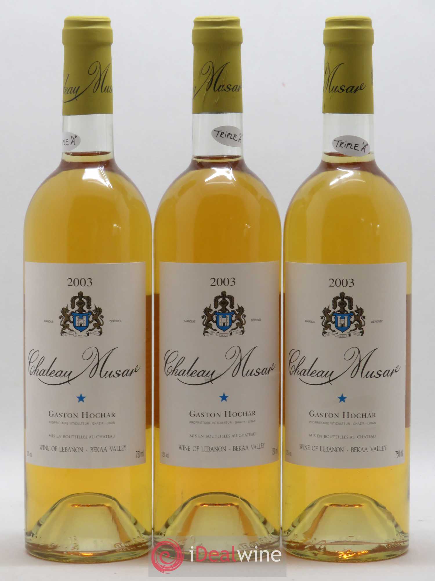 Château Musar Serge Hochar 2003 - Lot de 6 bouteilles - 2