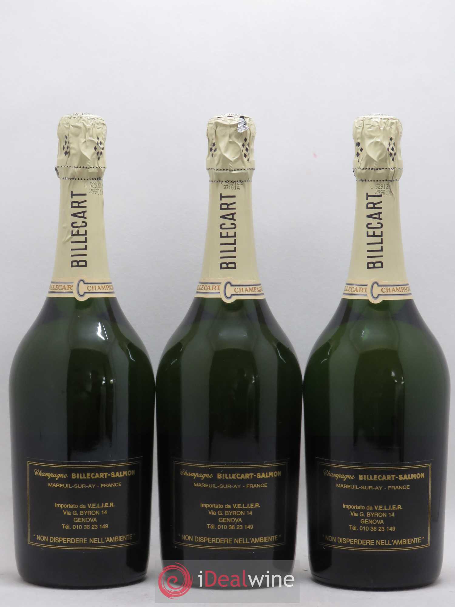Blanc de Blancs Grand Cru Brut Billecart-Salmon 1995 - Lot de 3 bouteilles - 1