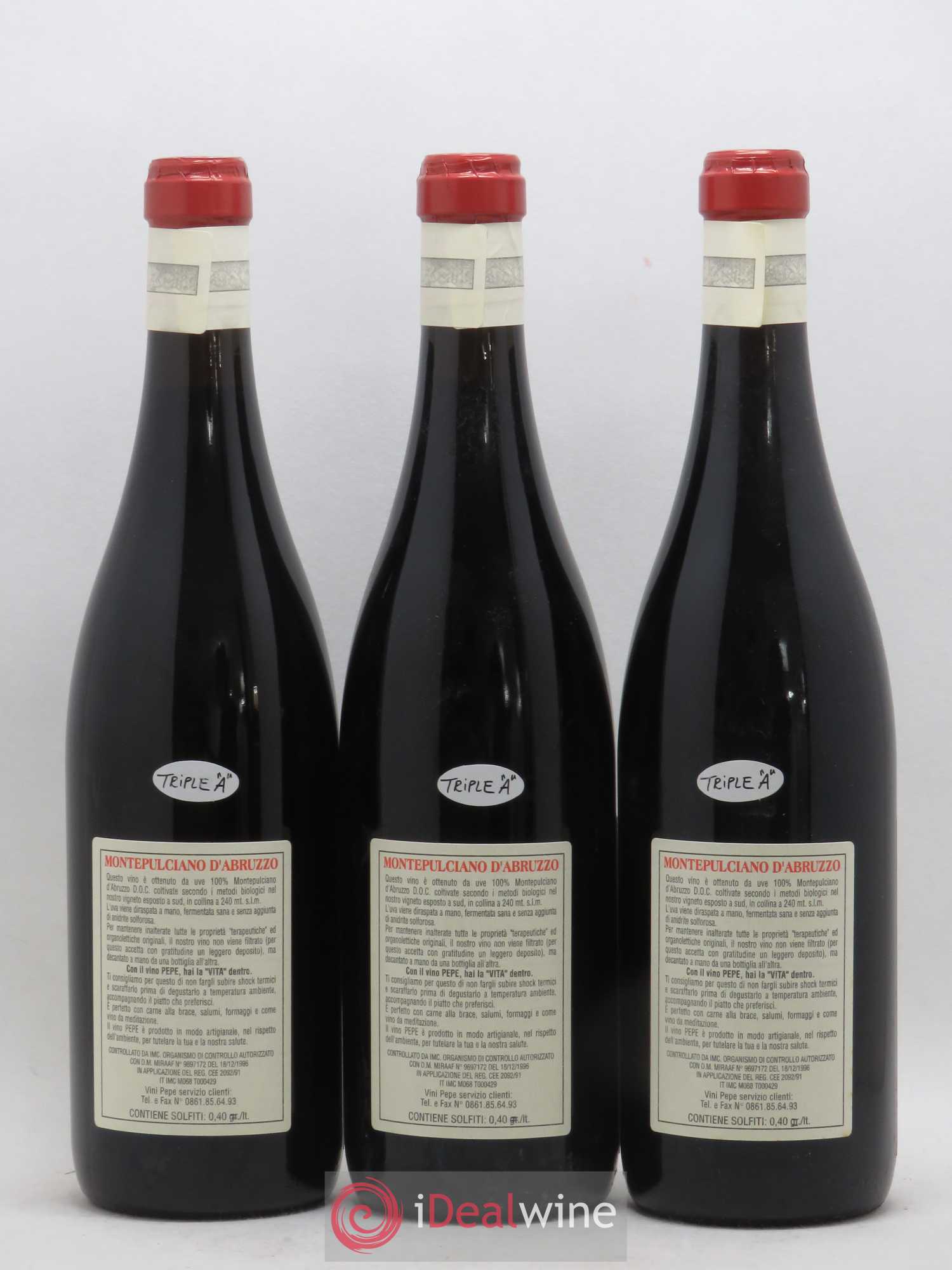 Montepulciano d'Abruzzo DOC Riserva Vecchie Viti Emidio Pepe 2000 - Lot de 6 bouteilles - 2