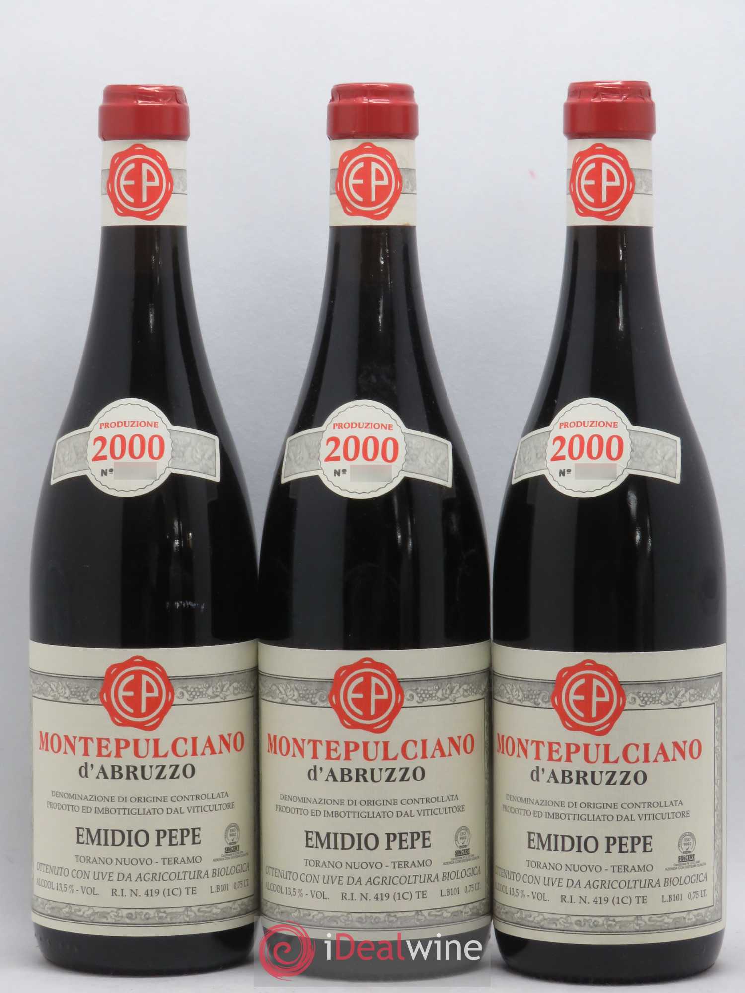 Montepulciano d'Abruzzo DOC Riserva Vecchie Viti Emidio Pepe 2000 - Lot de 6 bouteilles - 3