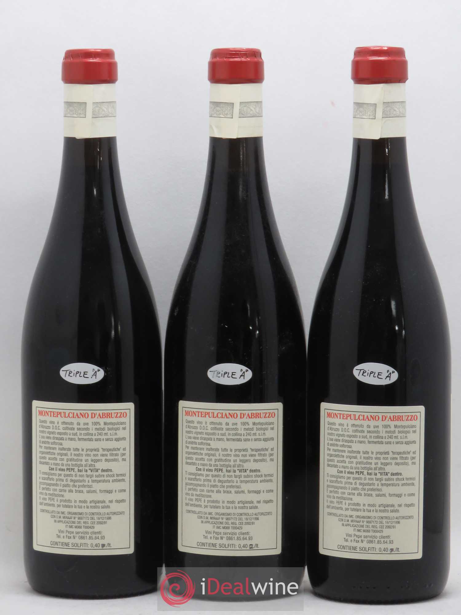 Montepulciano d'Abruzzo DOC Riserva Vecchie Viti Emidio Pepe 2000 - Lot de 6 bouteilles - 4